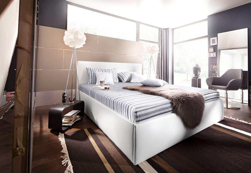 Westfalia Polsterbetten Gestoffeerd bed met bedkist