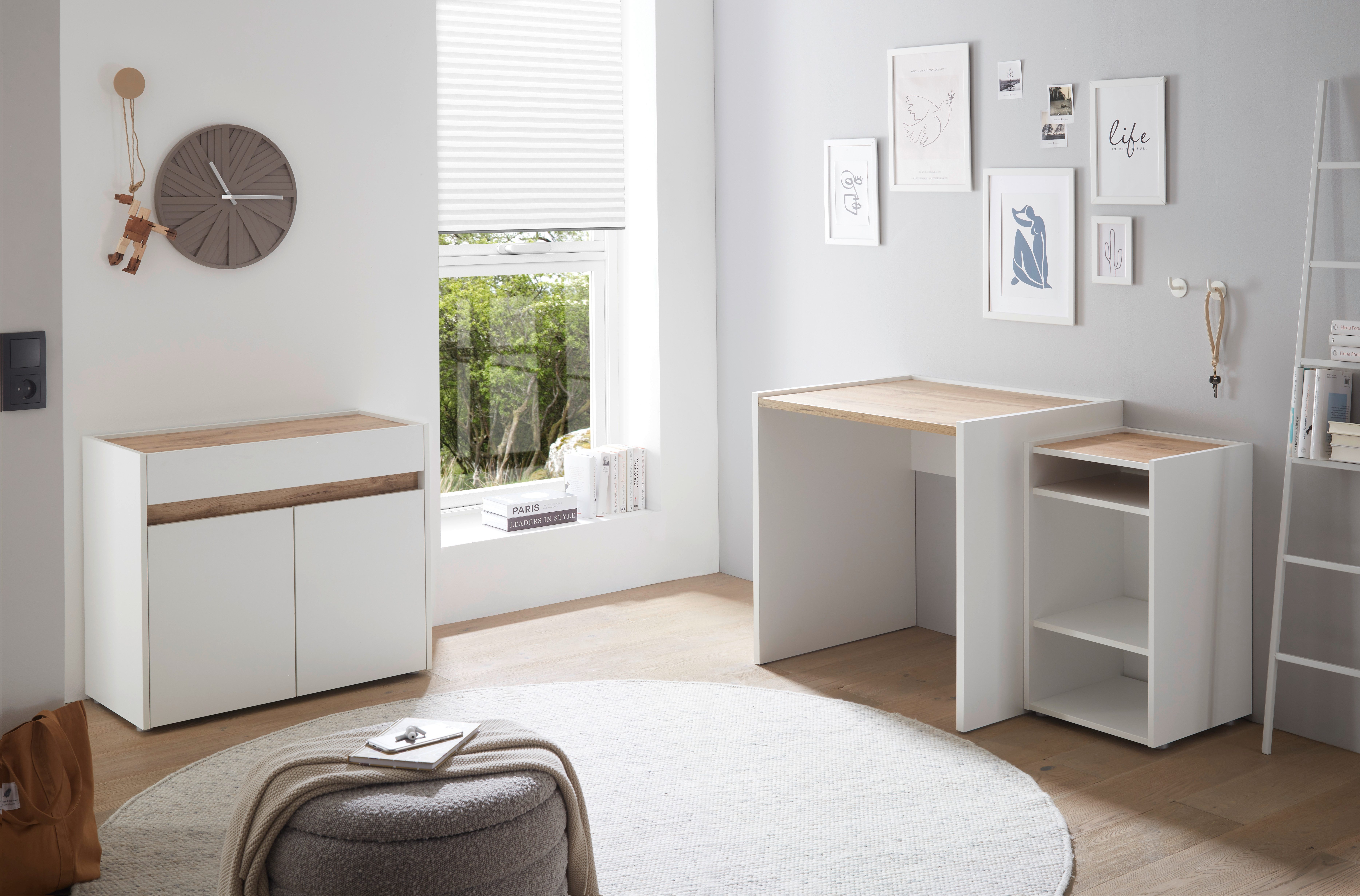 INOSIGN Bureau City/Giron moderne computertafel, gezellige thuiswerkplek, breedte 80 of 143 cm