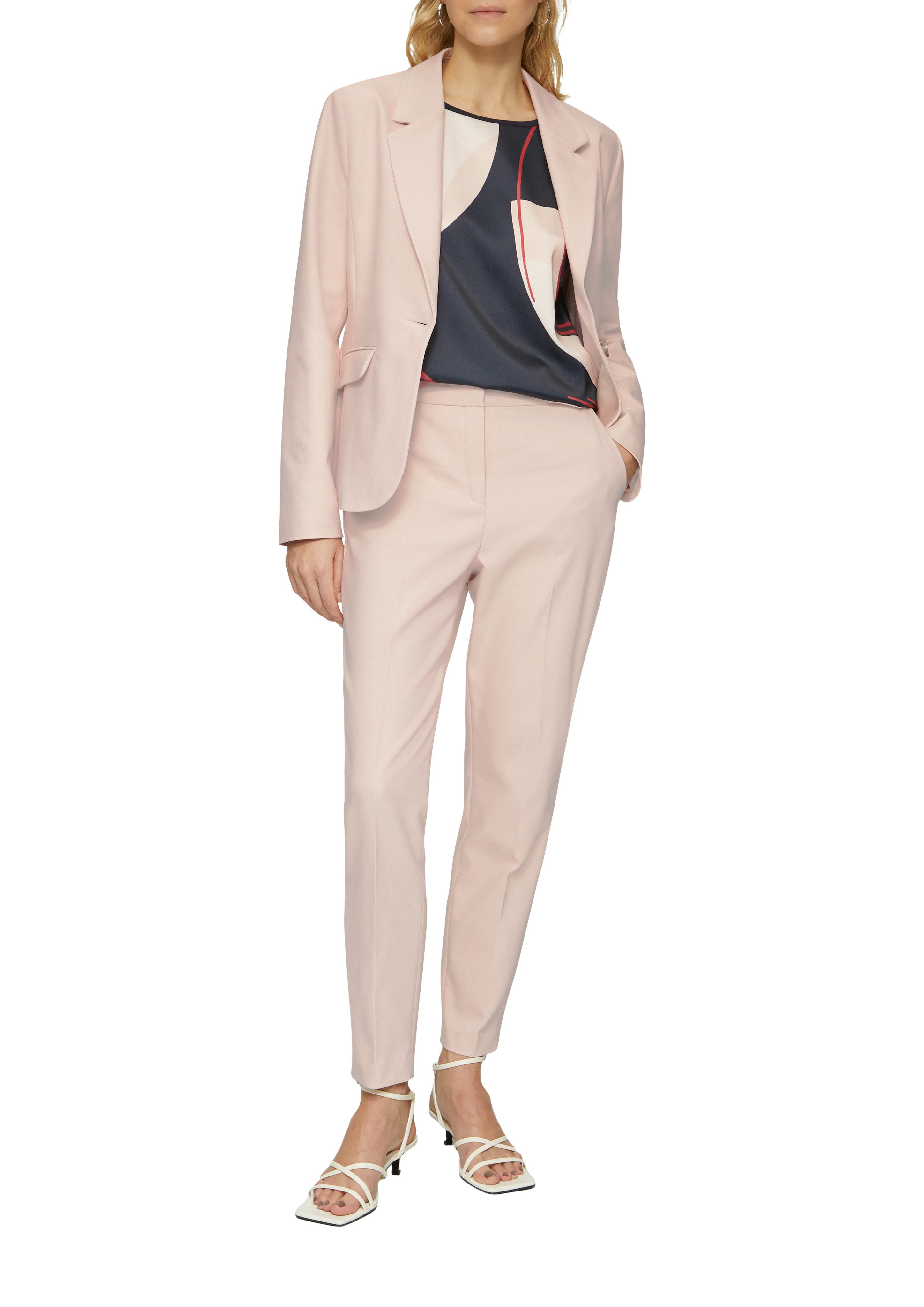 s.Oliver BLACK LABEL Stoffen broek met stretchaandeel