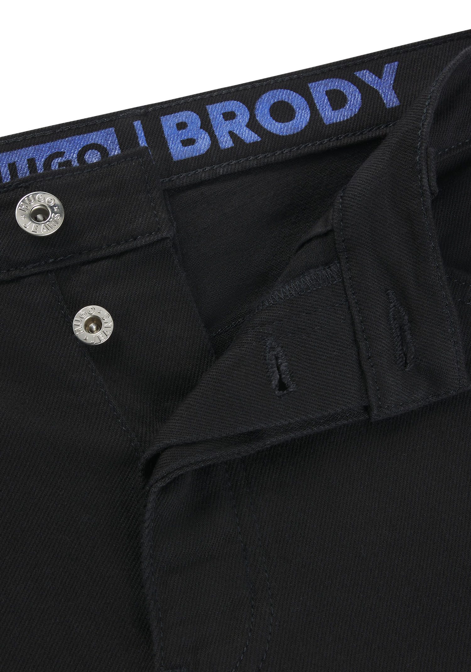 HUGO Blue Tapered jeans Brody met stone-washed-finish