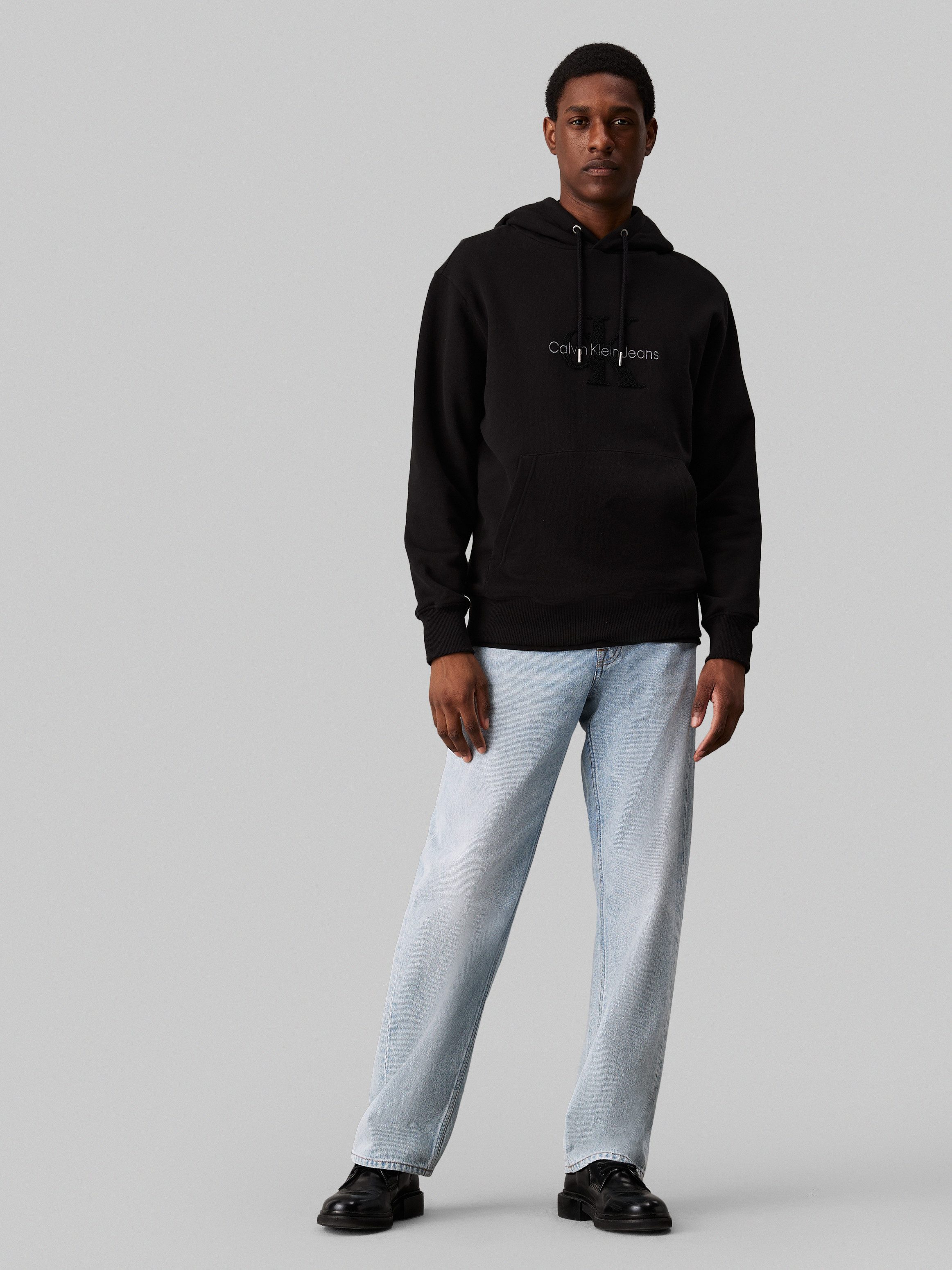 Calvin Klein Hoodie CHENILLE MONOLOGO HOODIE