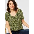 cecil blouse met korte mouwen van zachte viscose groen