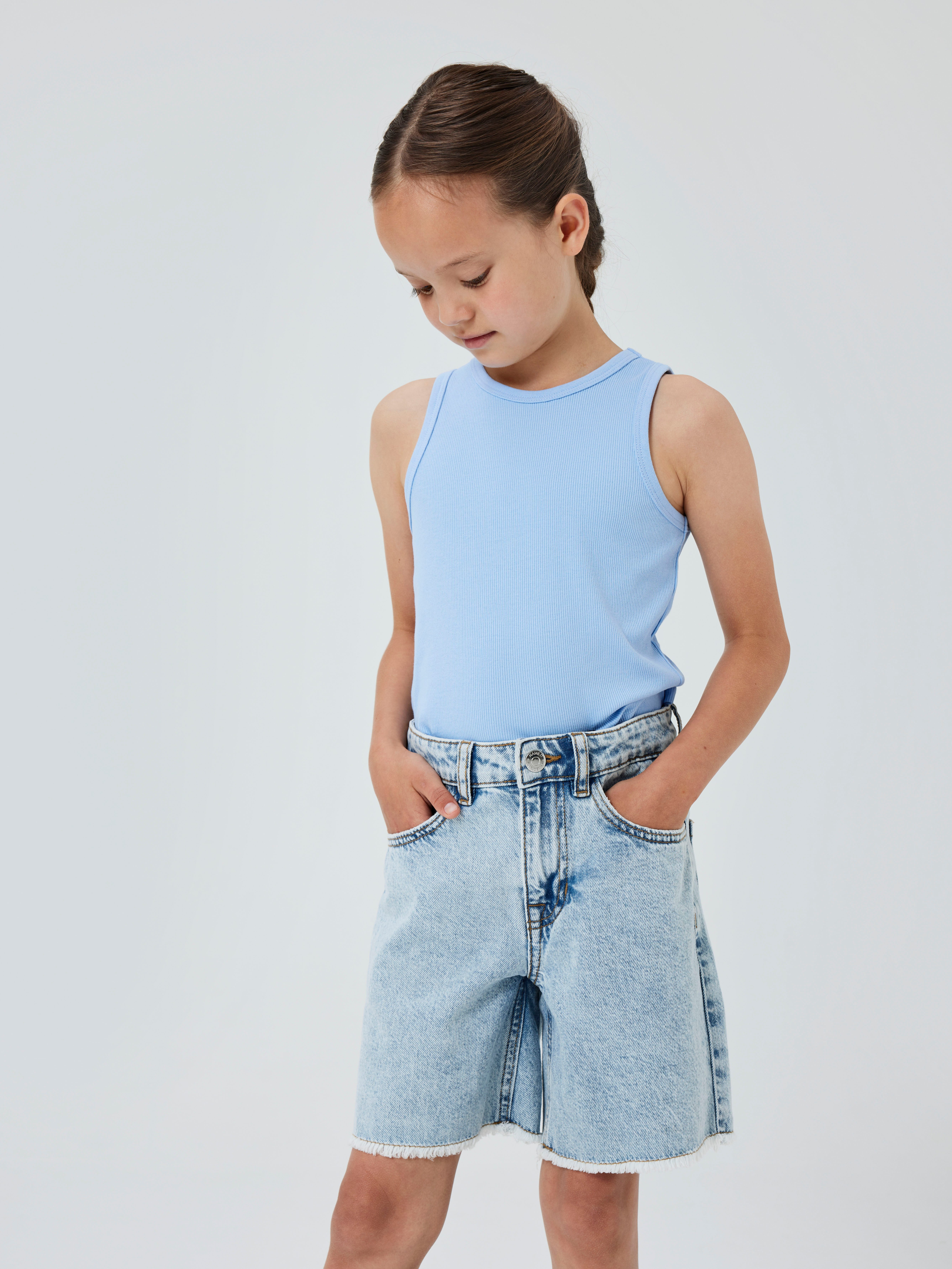 Name It Jeansbermuda NKFBELLA HW WIDE DNM SHORTS 1488-BE NOOS