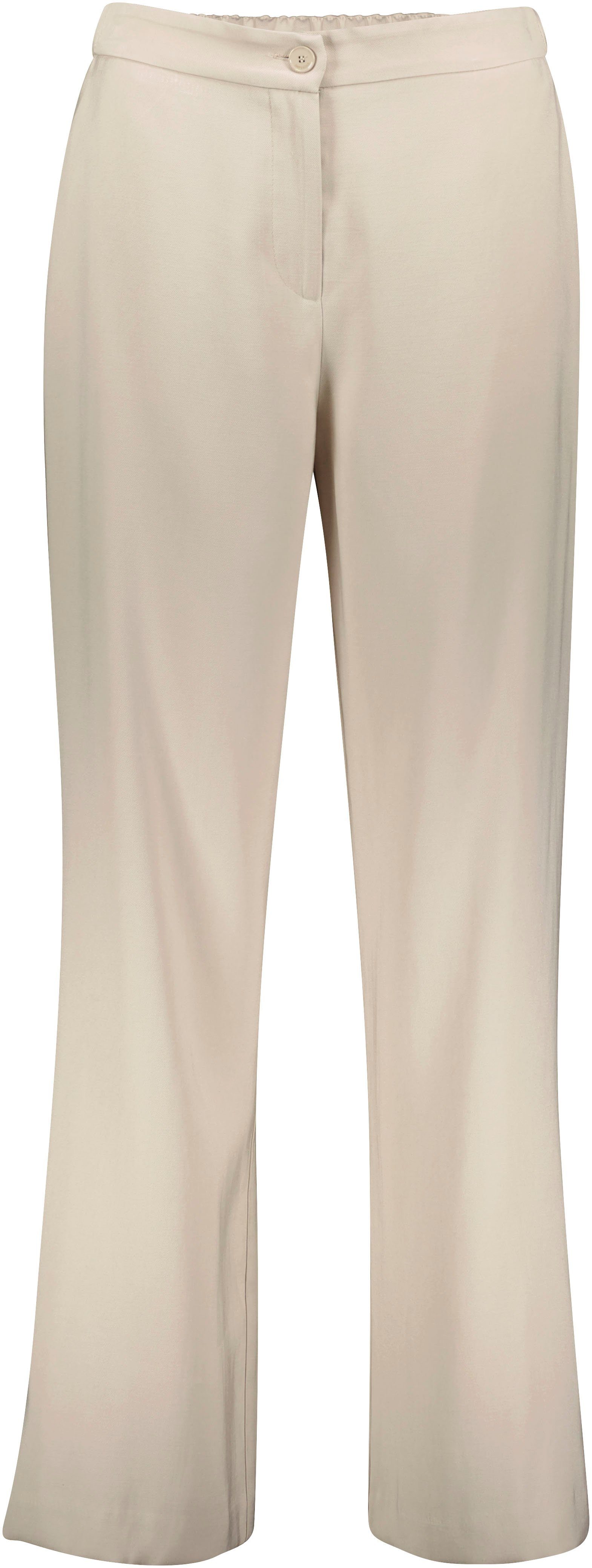 IMPERIAL Bandplooibroek Casual wijde broek met elastische tailleband aan de achterkant