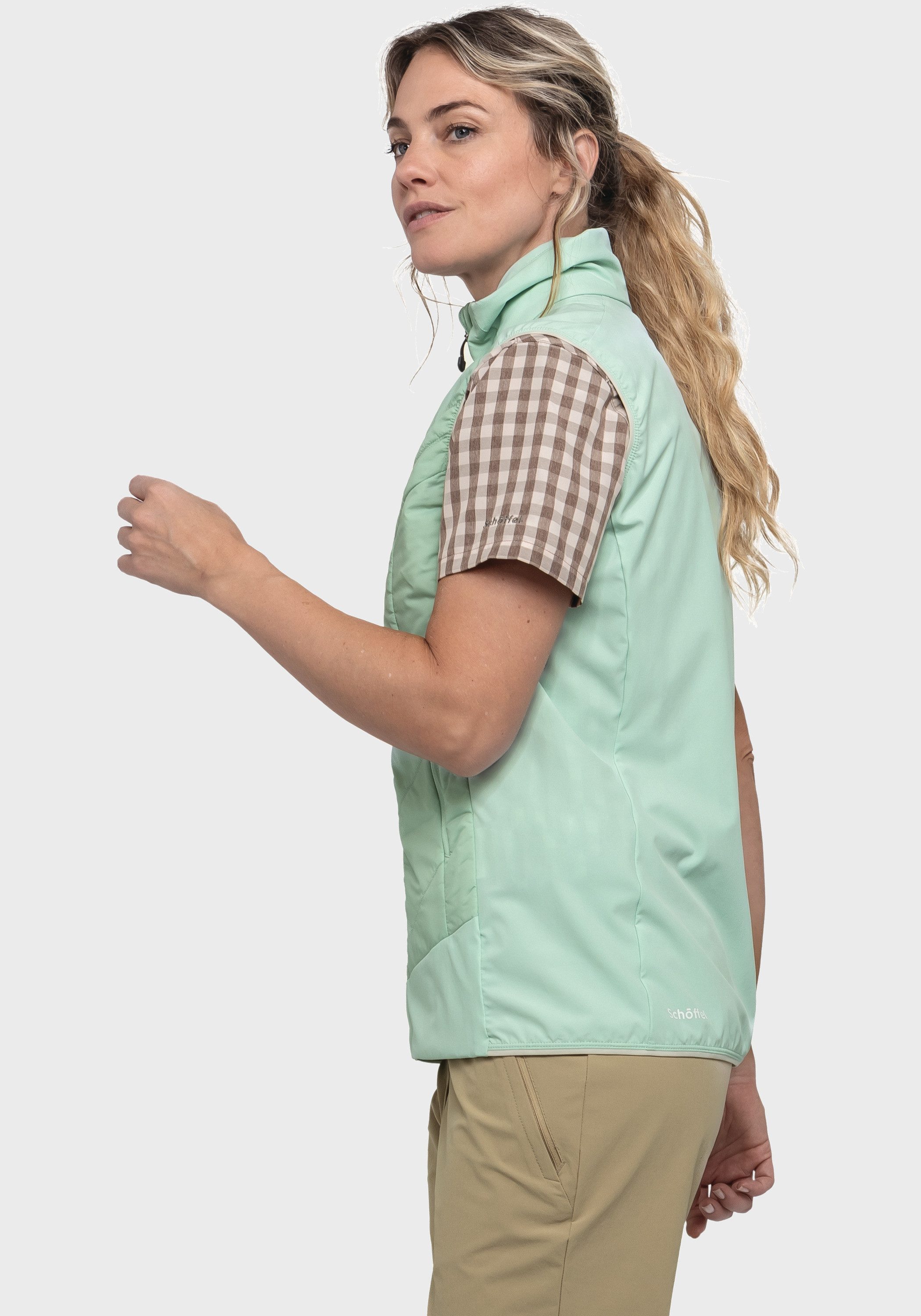 Schöffel Functionele bodywarmer Hiking Hybrid Vt Style Blaueis WMS