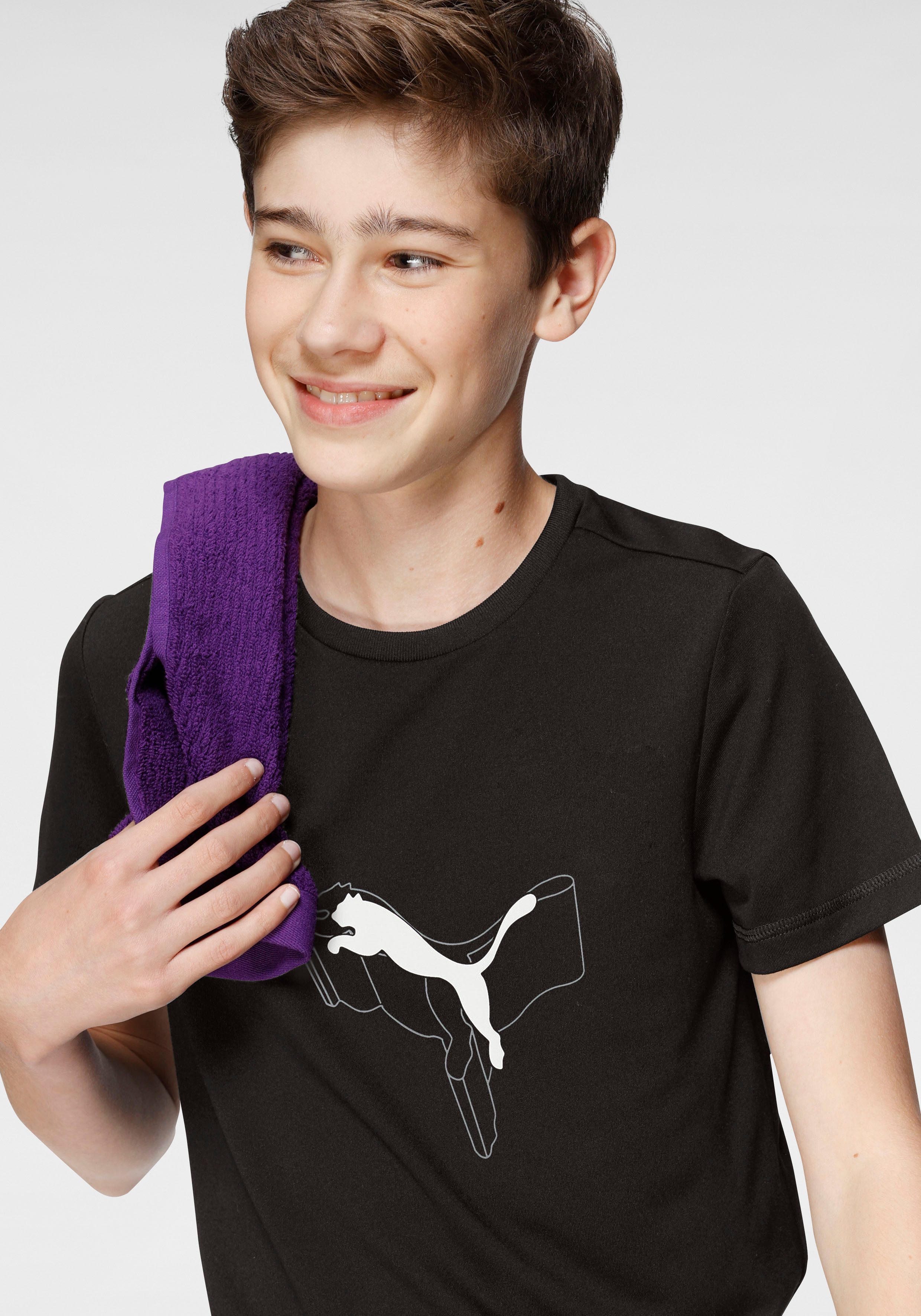 PUMA T-shirt ESS+ LOGO LAB GRAPHIC TEE B