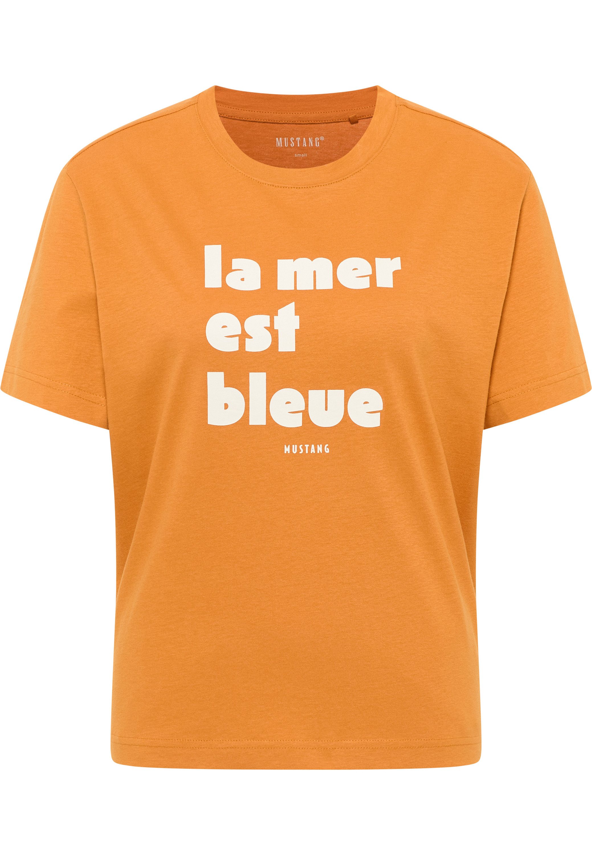 MUSTANG Shirt met korte mouwen Dames stijl Floris