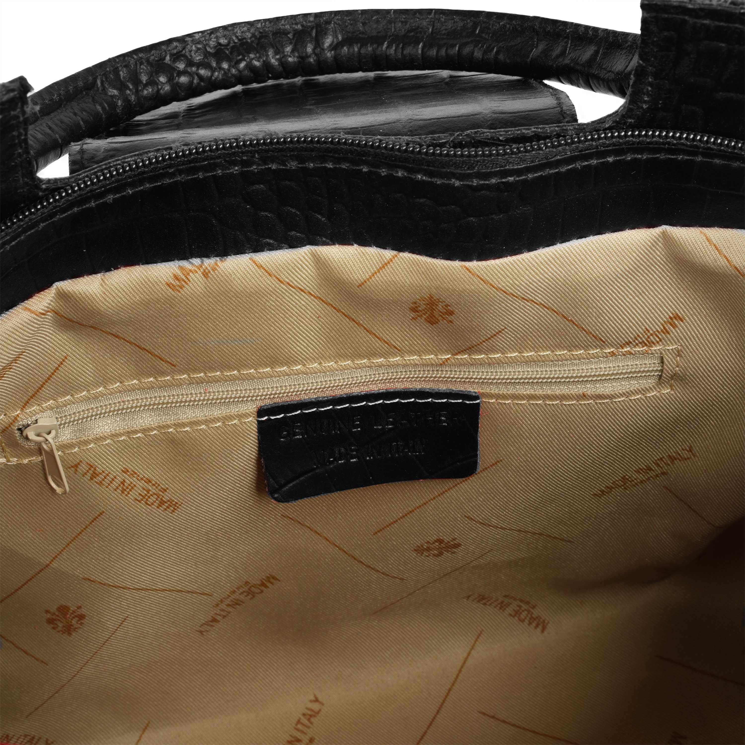 Cluty Tas echt leer, made in italy