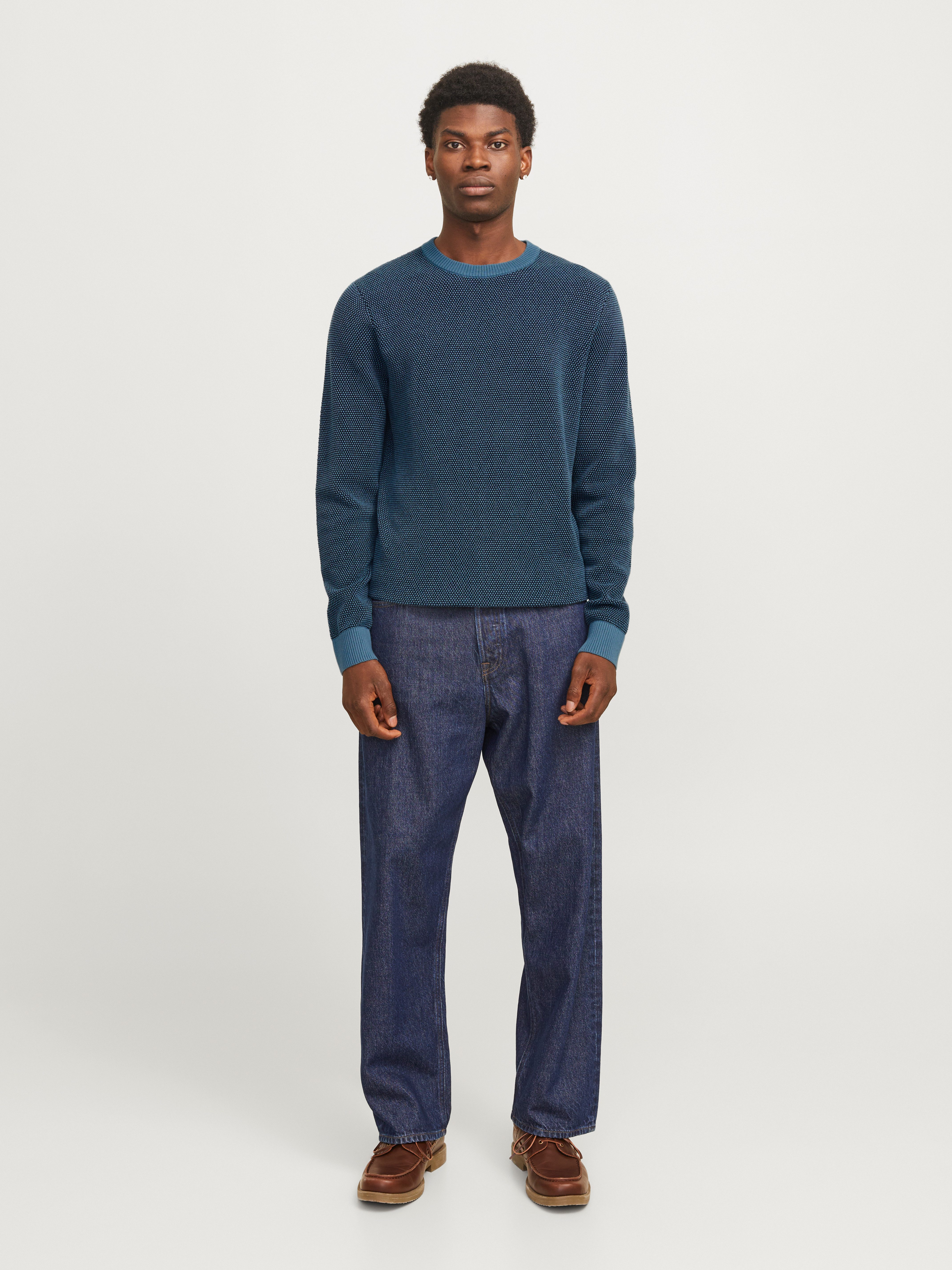 Jack & Jones Trui met ronde hals JJEGLOBE KNIT CREW NECK NOOS