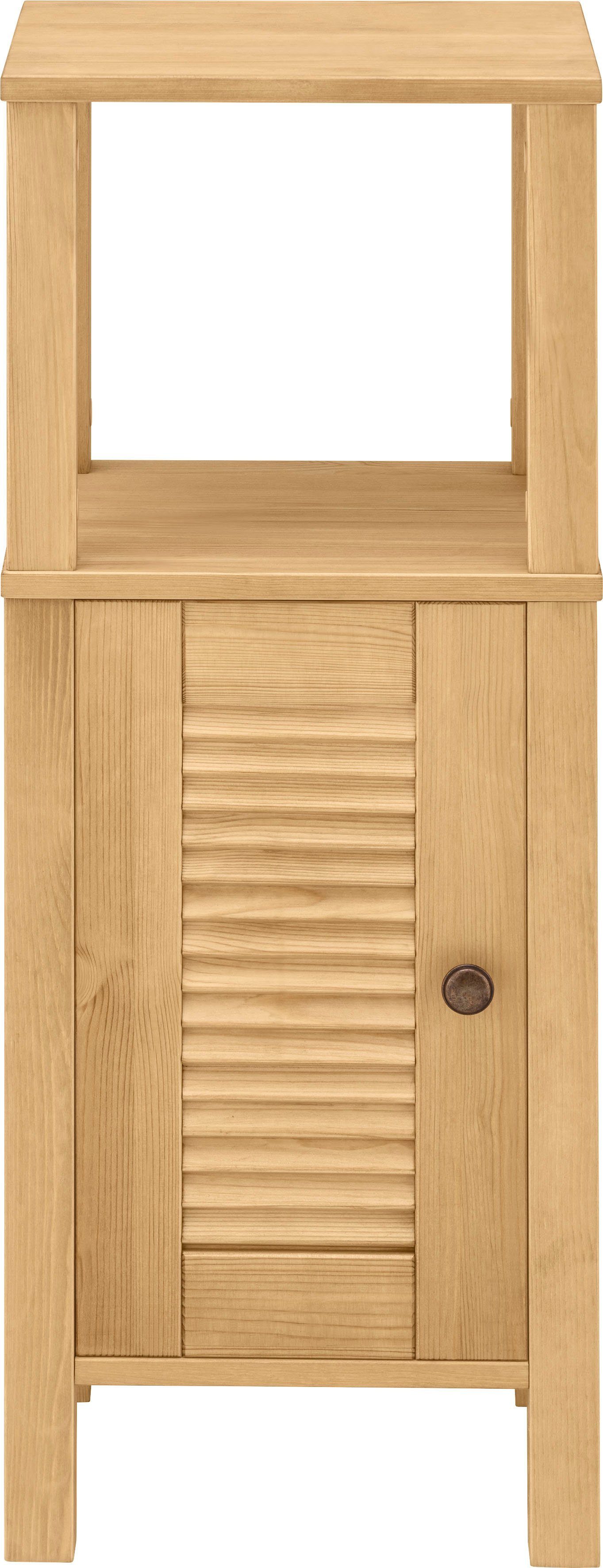 Home affaire Onderkast Ayanna van massief hout, fsc®, lamellenfront, breedte 34 cm