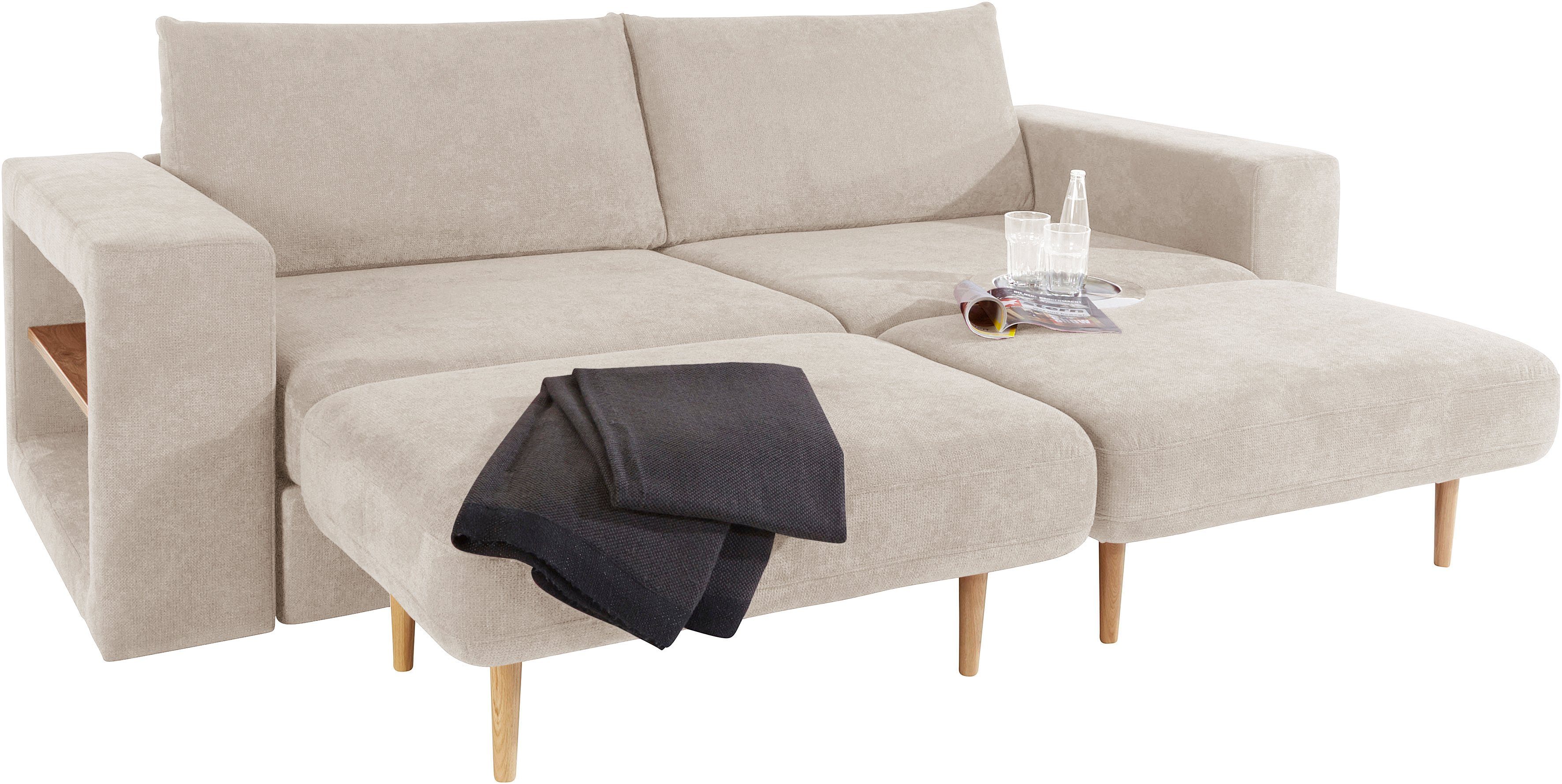 LOOKS BY WOLFGANG JOOP 4-zitsbank Looksvb Aan te passen bank: de bank wordt een bank met 2 hockers, met kastfunctie