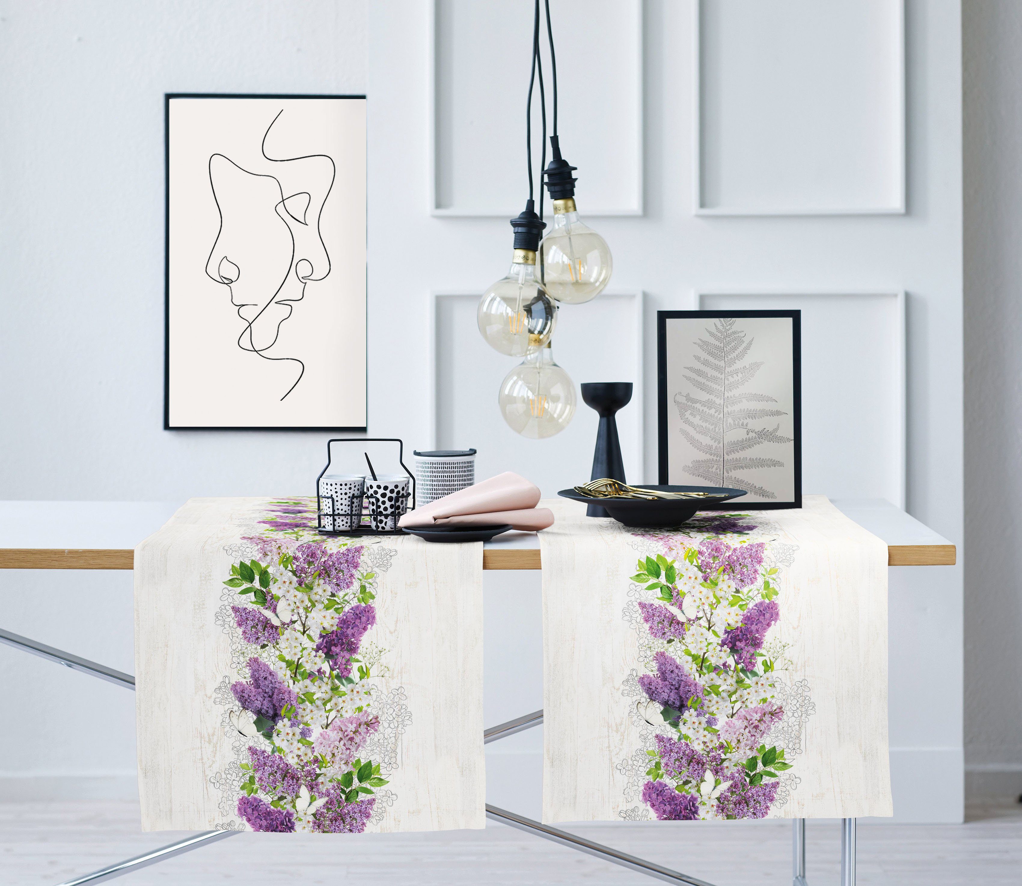APELT Tafelloper 6404 SPRINGTIME, voorjaarsdecoratie, voorjaar (1 stuk)