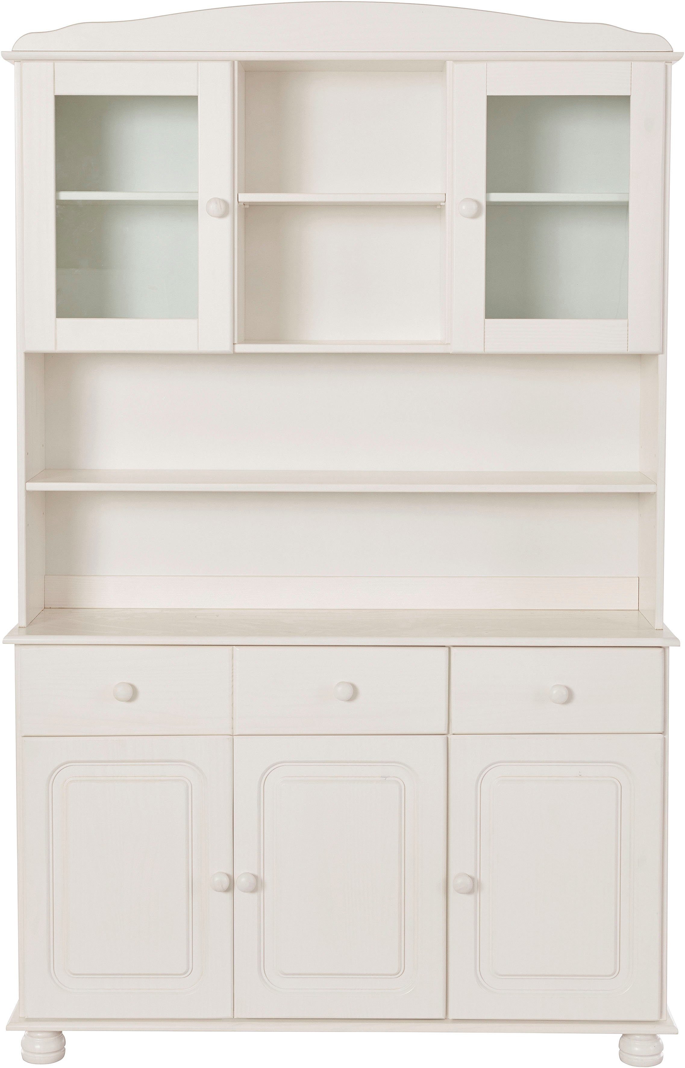 Home affaire Buffetkast Mette Met 2 laden en veel bergruimte achter 4 deuren, hoogte 181cm (2-delig)