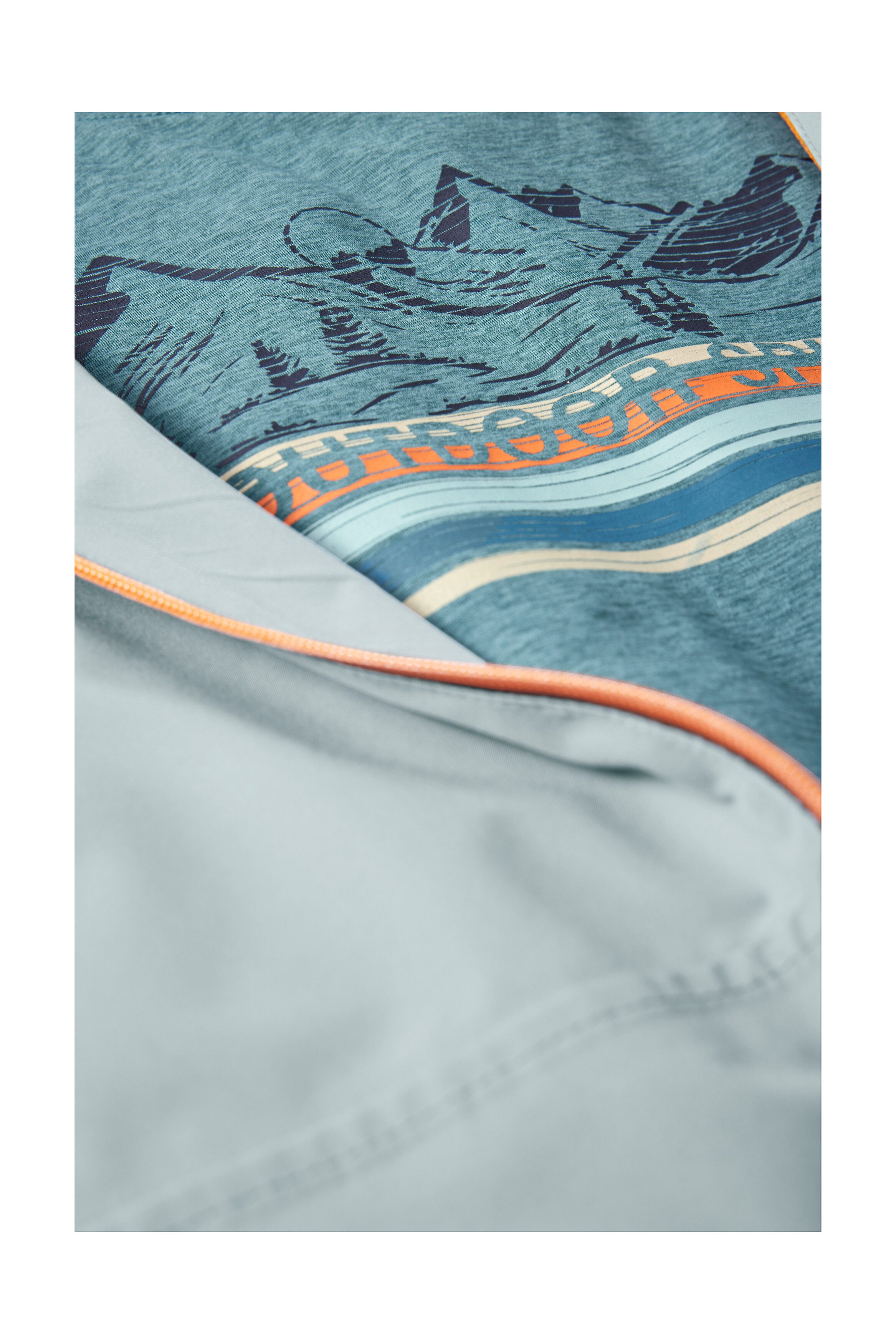Killtec T-shirt KOS 64 MN TSHRT Licht, sneldrogend materiaal, adventure-print.