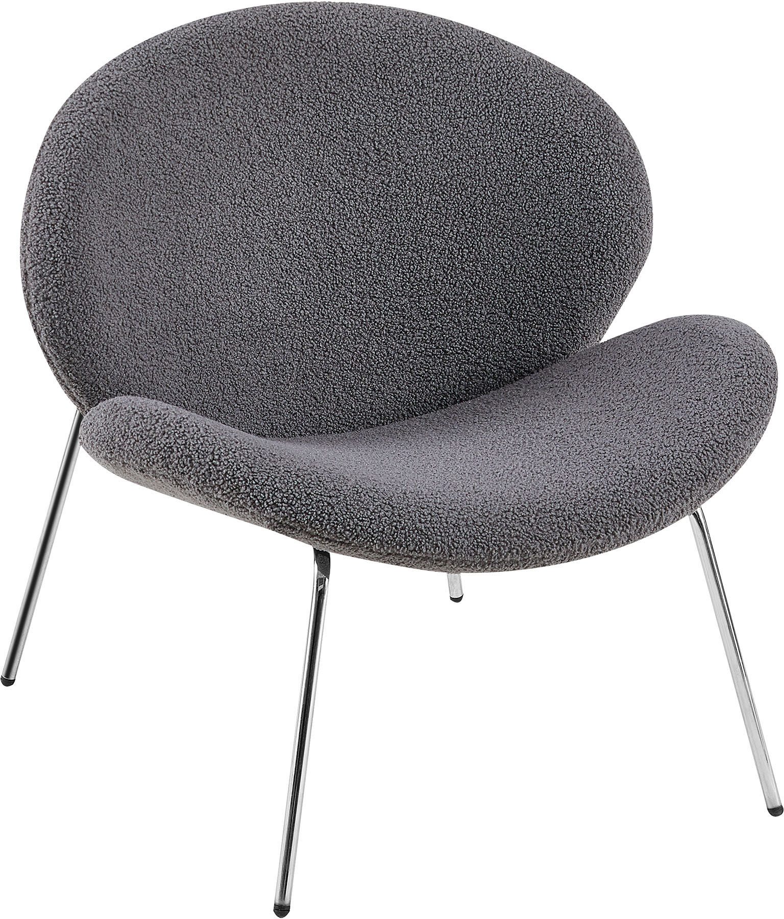Kayoom Stoel Jaden 125 2-pack, in trendy stof met kreukeleffect Esthetisch minimalistisch ontwerp, bouclé stof, breed zitten (set, 2 stuks)