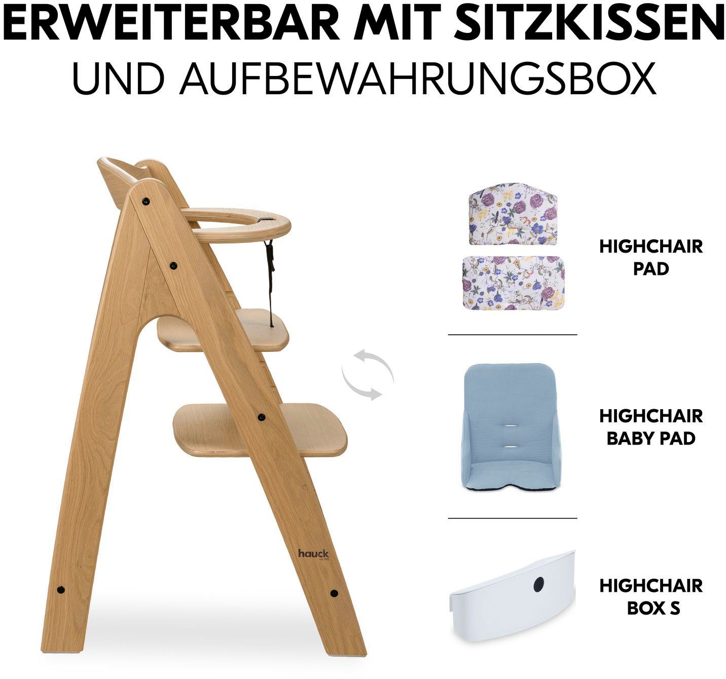Hauck Kinderstoel Arketa, oak FSC®- beschermt bos - wereldwijd
