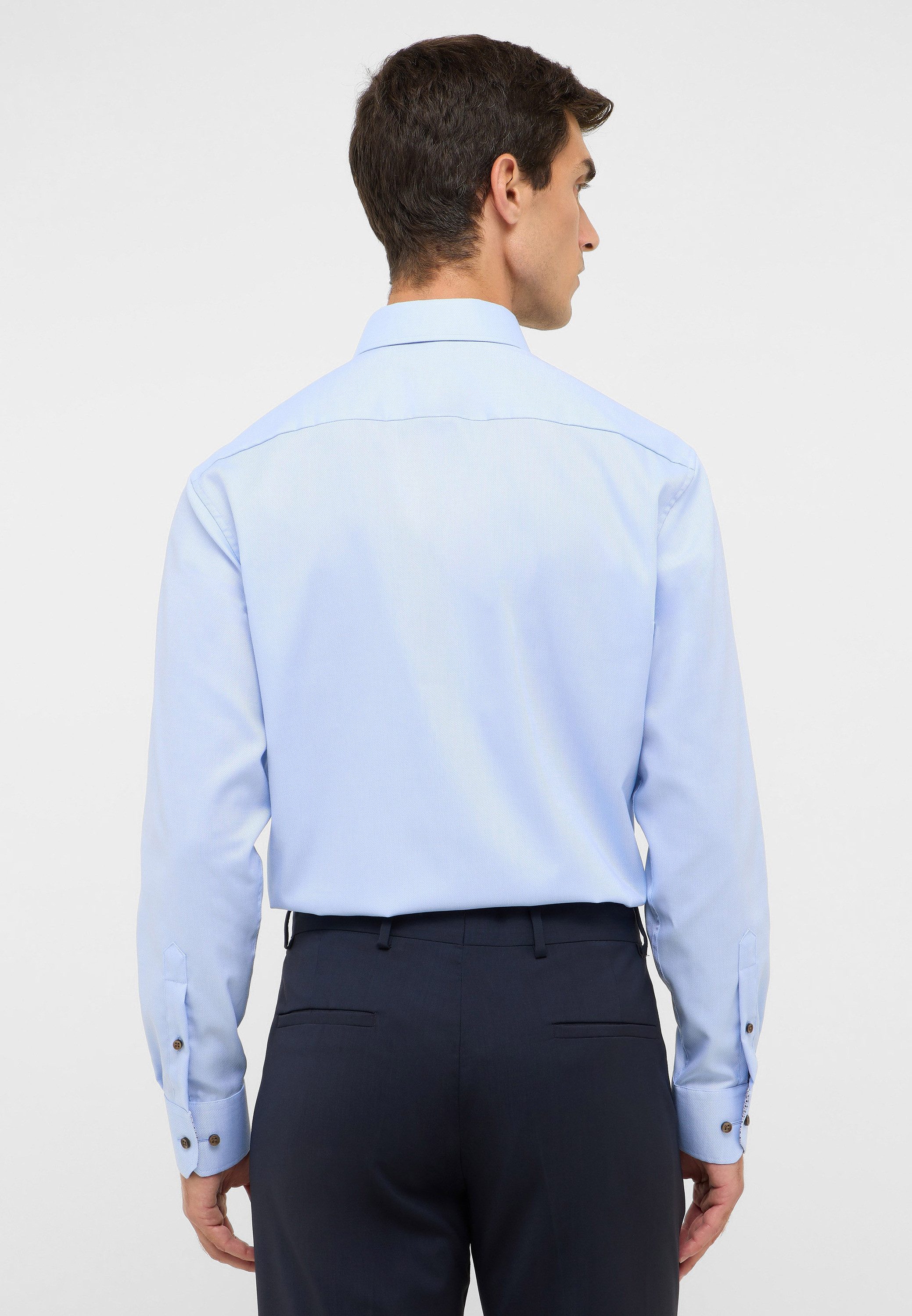 Eterna Overhemd met lange mouwen MODERN FIT NON IRON (strijkvrij)