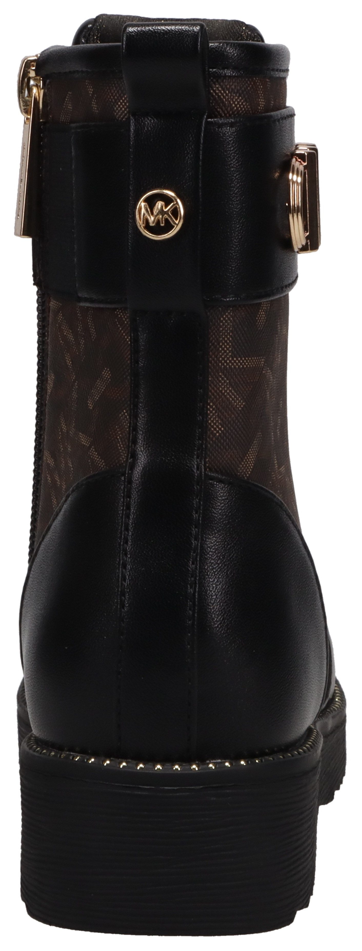 MICHAEL KORS KIDS Veterschoenen HASKELL EMPIRE MONOGRAM Monogram laarzen, veterschoenen, winterlaarzen met metalen logo-embleem