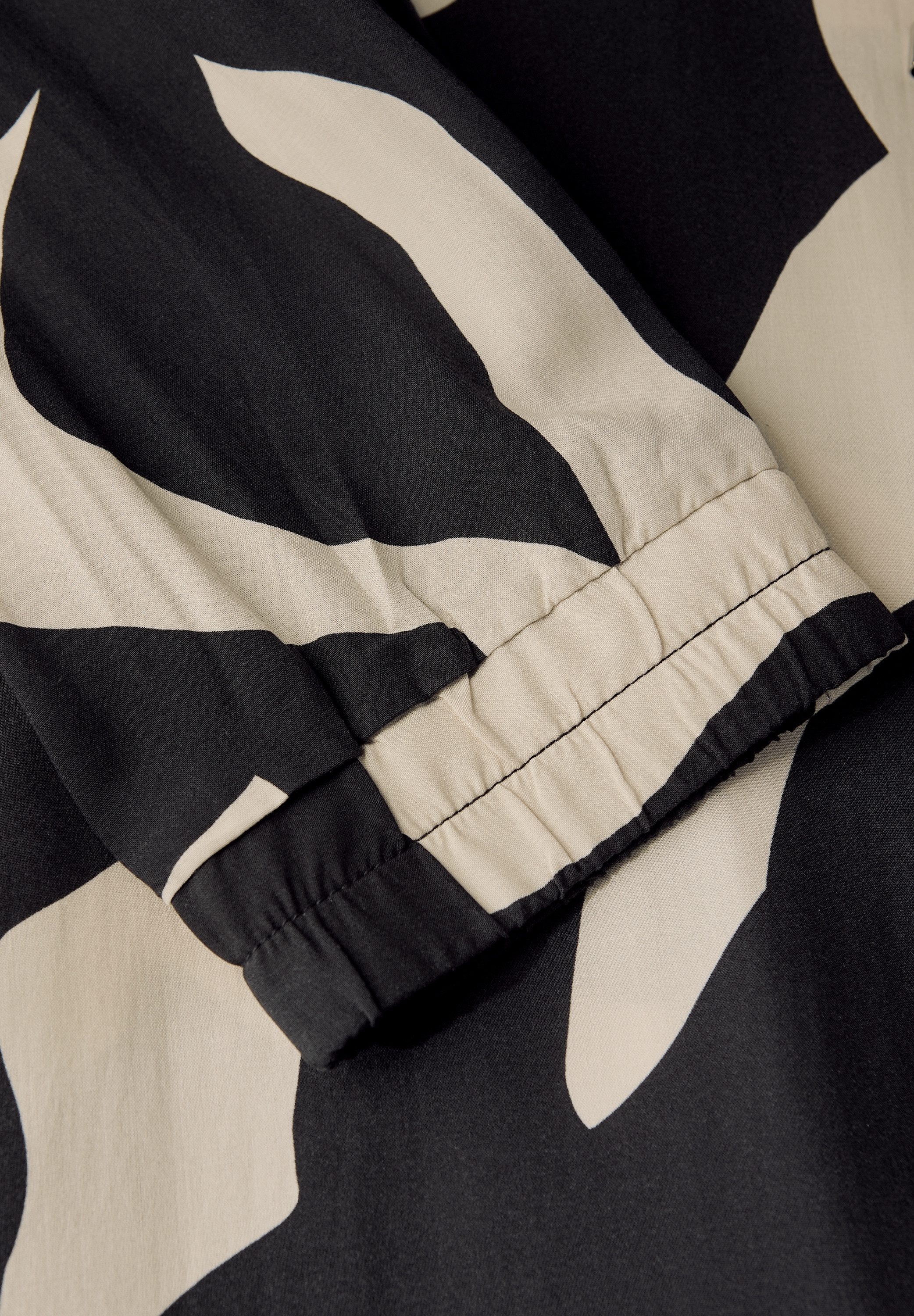 STREET ONE Midi-jurk met grafisch patroon en 3/4-mouwen