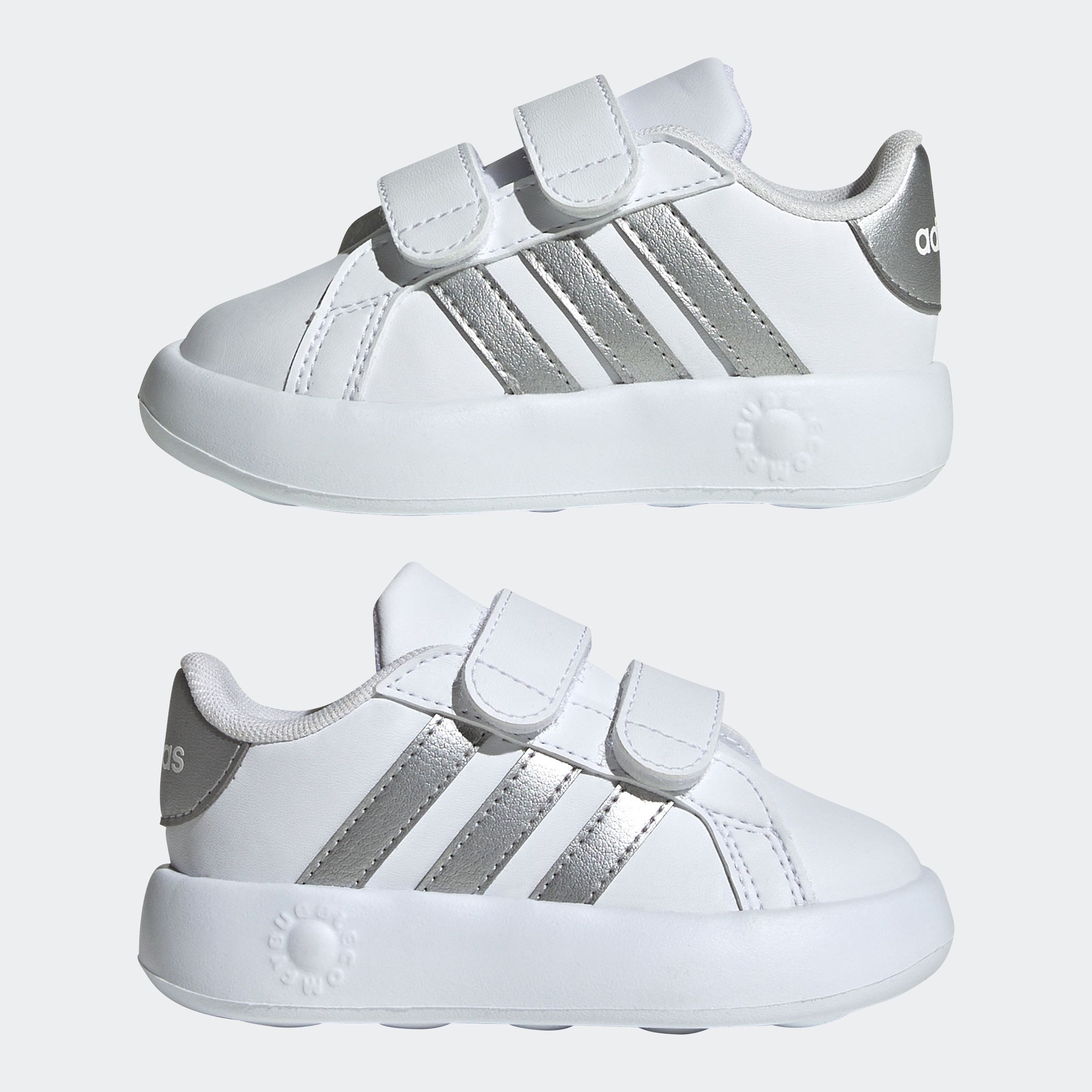 adidas Sportswear Klittenbandschoenen GRAND COURT 2.0 KIDS Design geïnspireerd op de adidas Superstar, voor kinderen