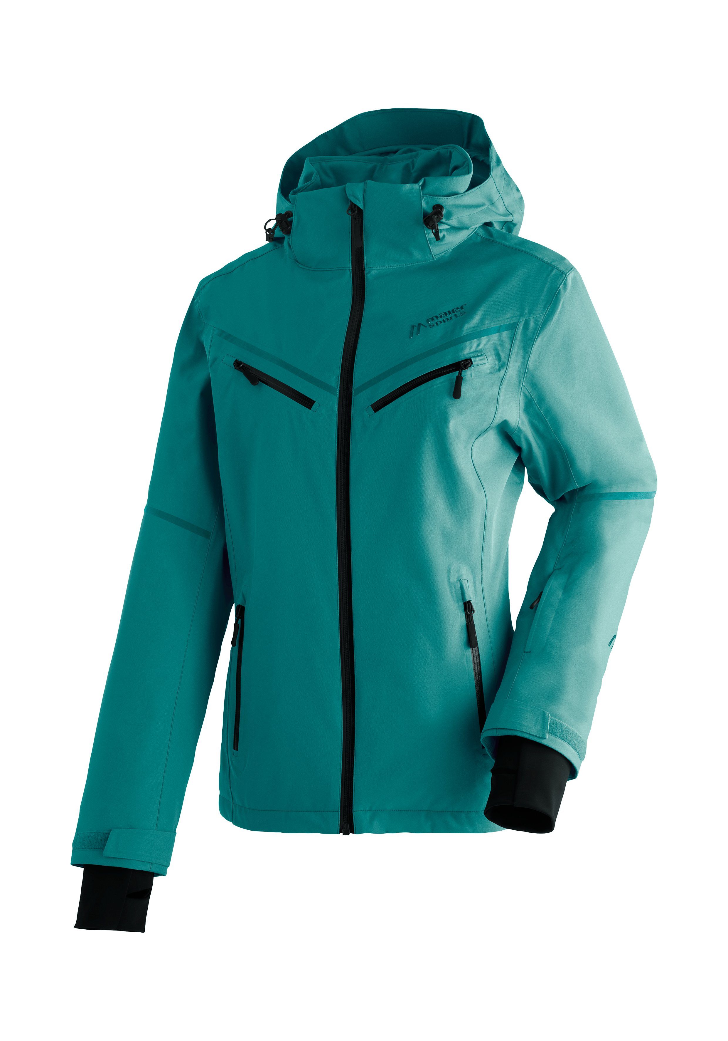 Maier Sports Ski-jack Lunada Dames winterjas wind- en waterdicht 4 ritszakken regular fit