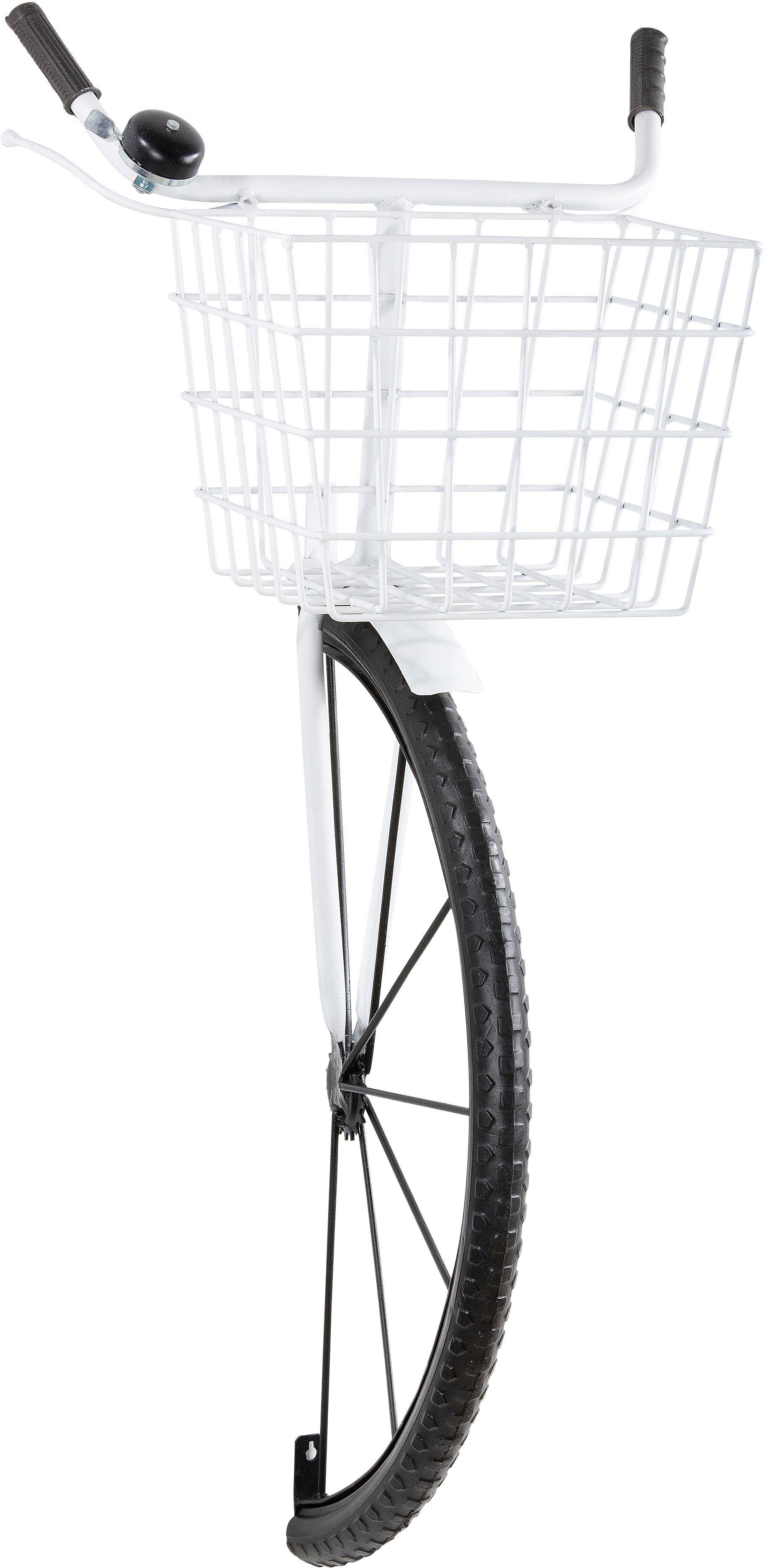 Casablanca by Gilde Sierobject voor aan de wand Wandobject witte fiets (1 stuk)