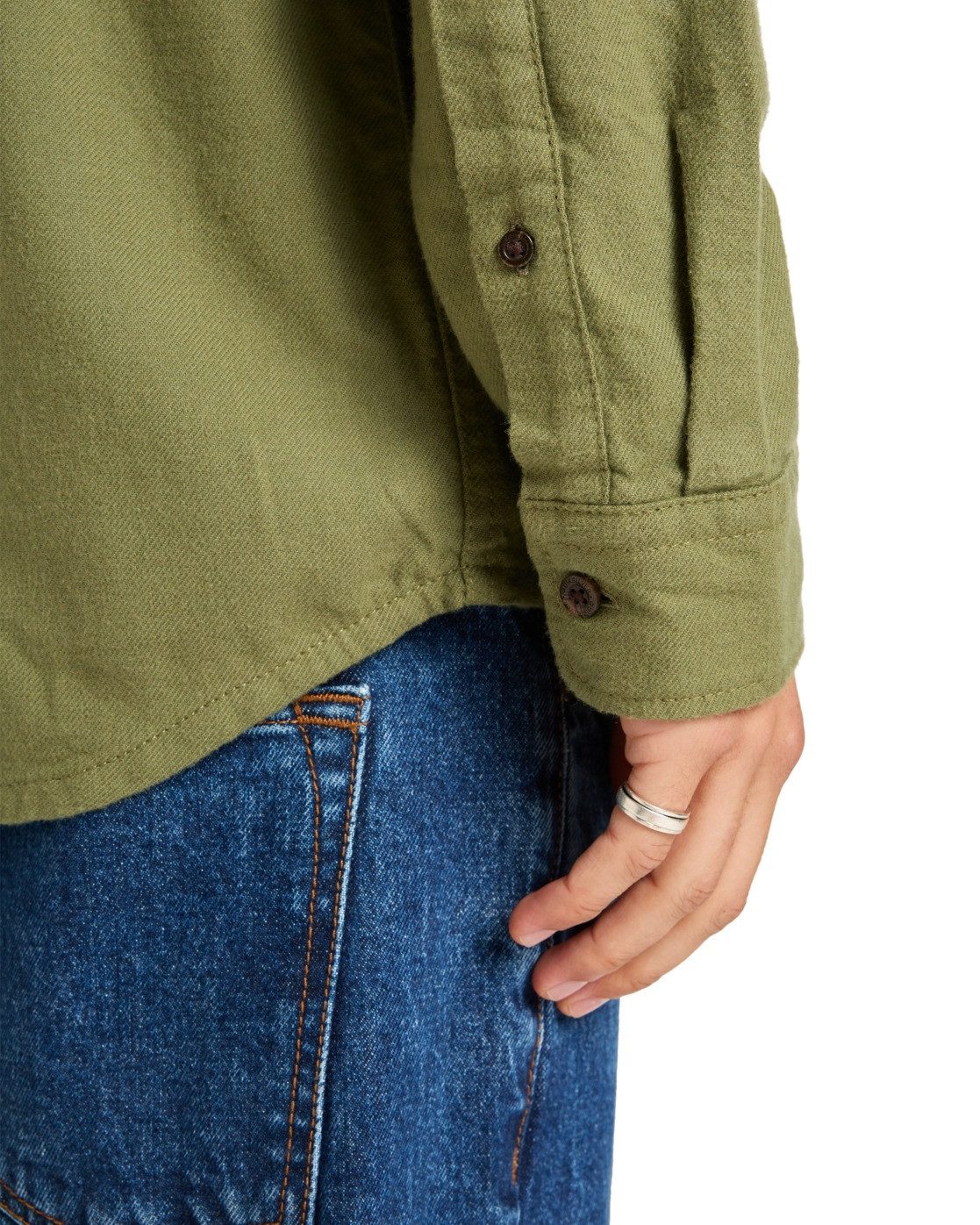 Quiksilver Overhemd met lange mouwen Motherfly Solid