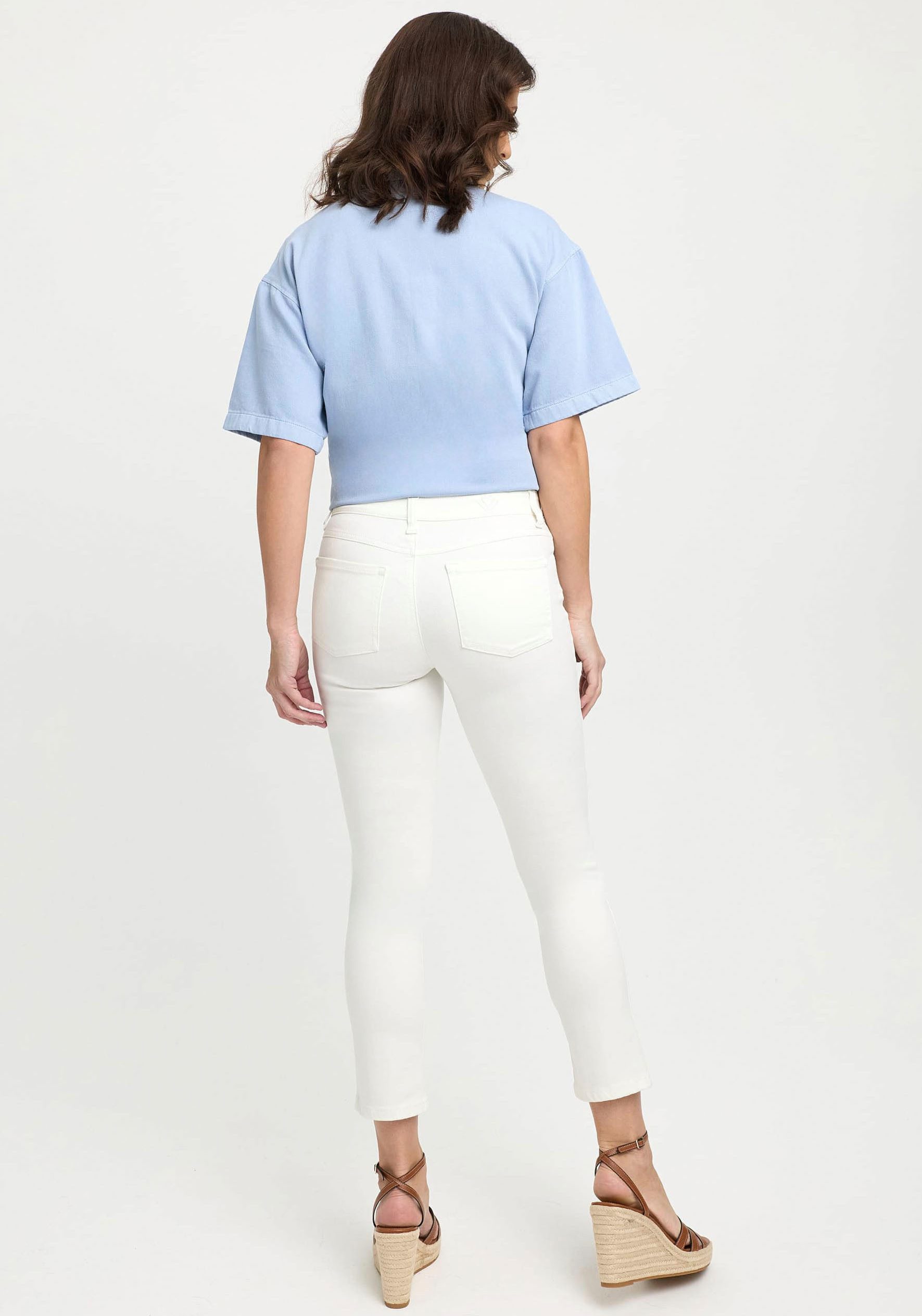 wonderjeans Skinny fit jeans met geborduurd logo