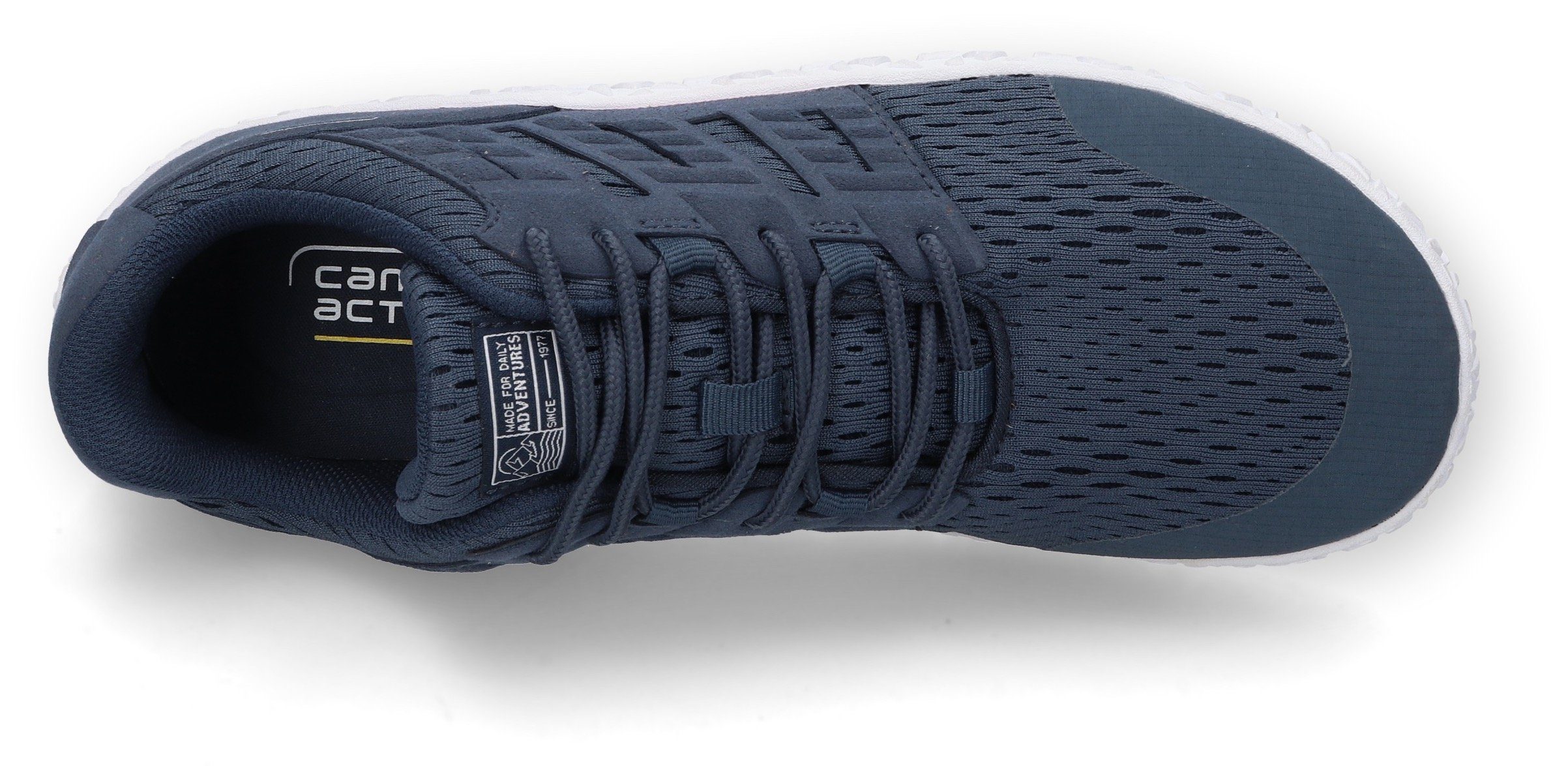 camel active Sneakers , barefoot schoen, veterschoen, vrijetijdsschoen in materiaalmix