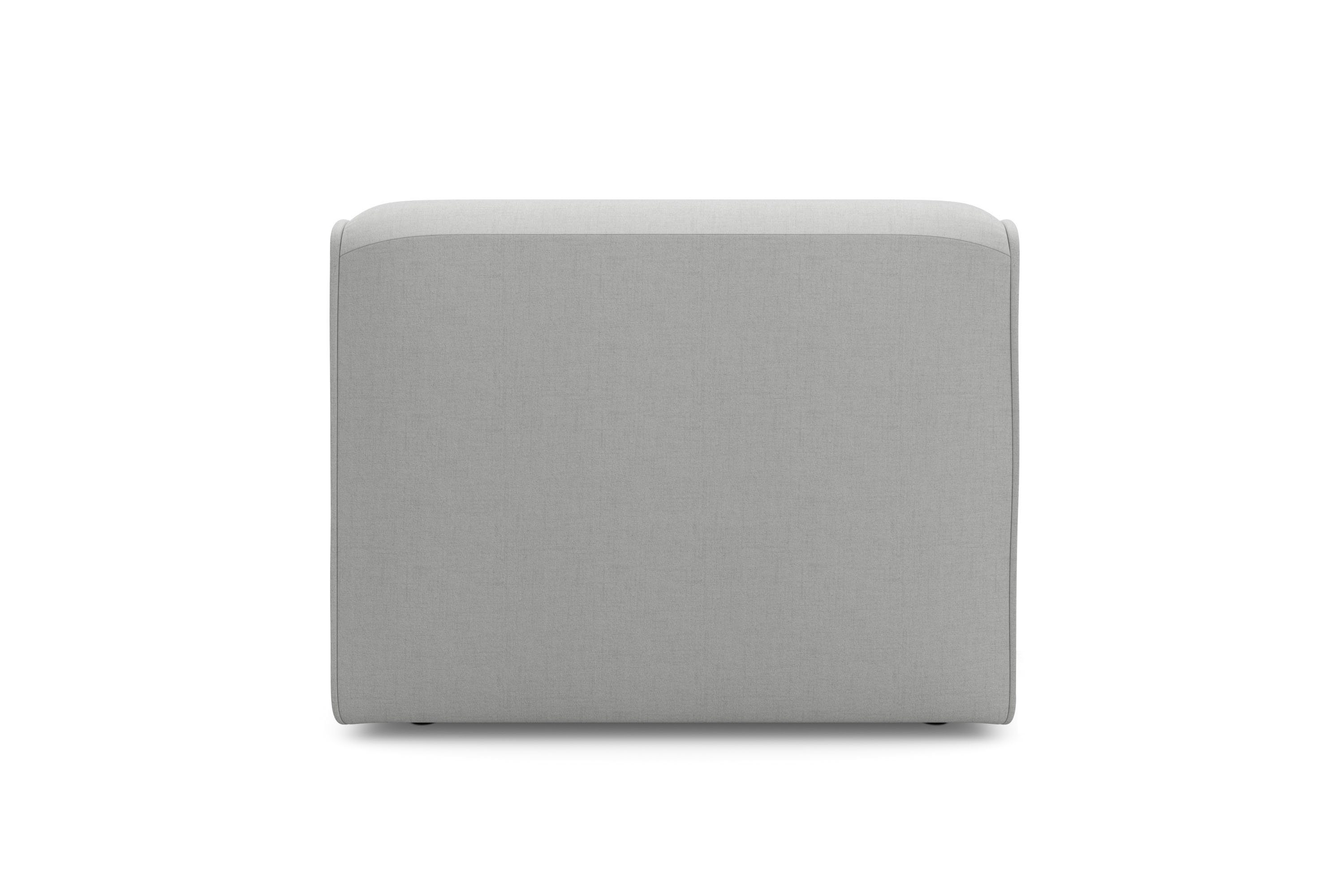 RAUM.ID Fauteuil Merid sofa-middenelement, afmetingen B/D/H: 84/97/46 cm als module of apart te gebruiken, voor individuele samenstelling