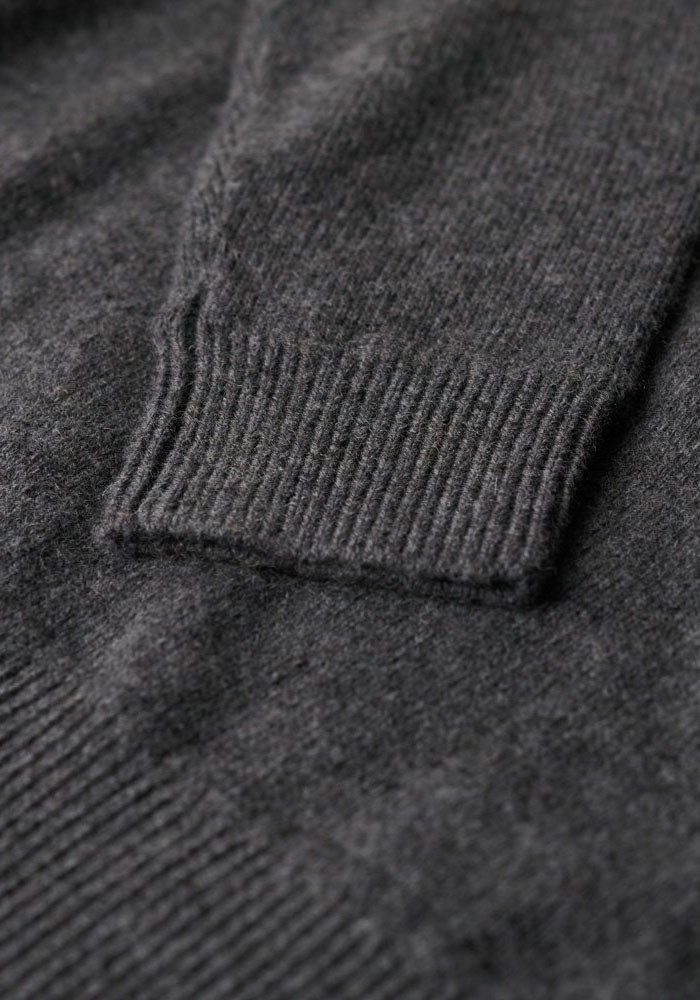 Superdry Gebreide trui ESSENTIAL EMB KNIT HALF ZIP