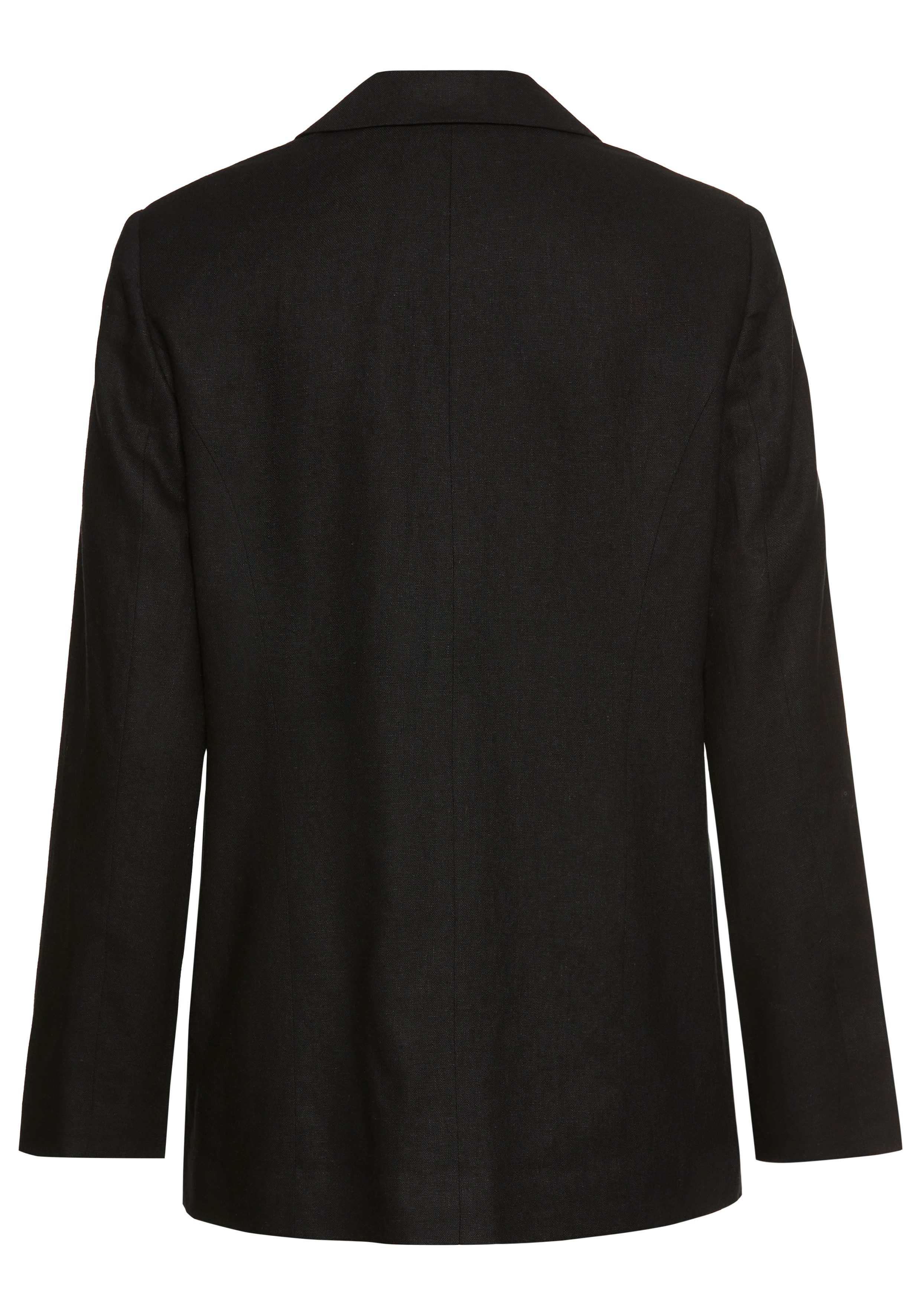 Laura Scott Lange blazer in linnen-look