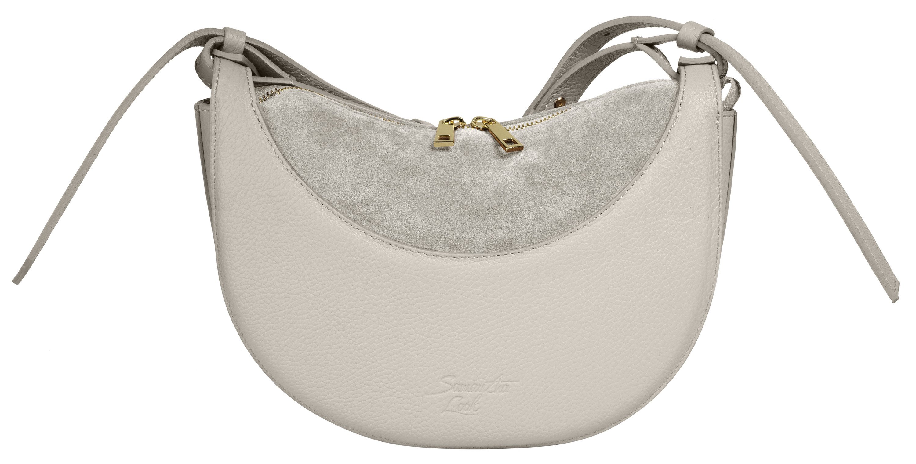 Samantha Look Schoudertas echt leer, made in italy