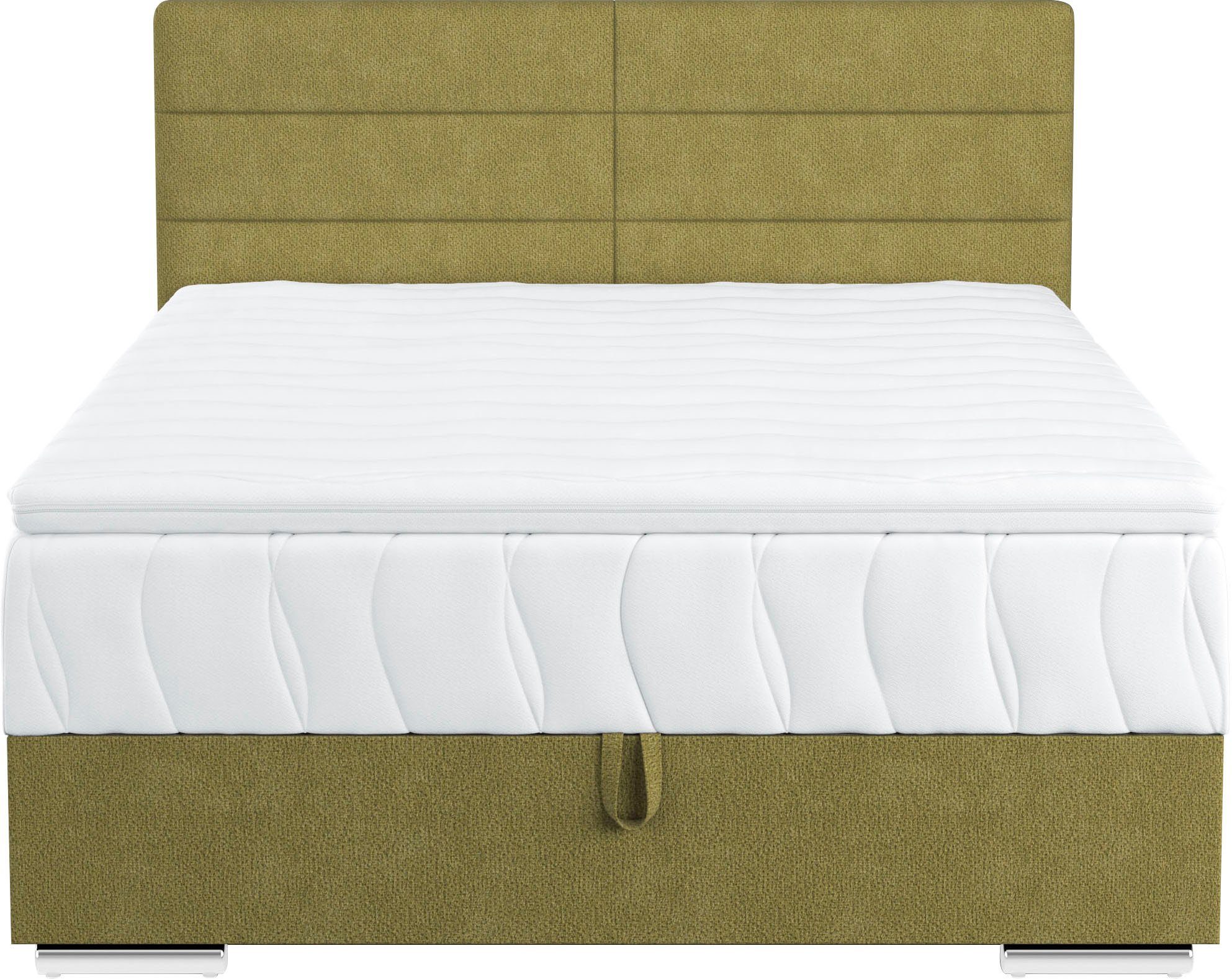 COTTA Boxspring Tom met bedkist, topmatras en sierkussen
