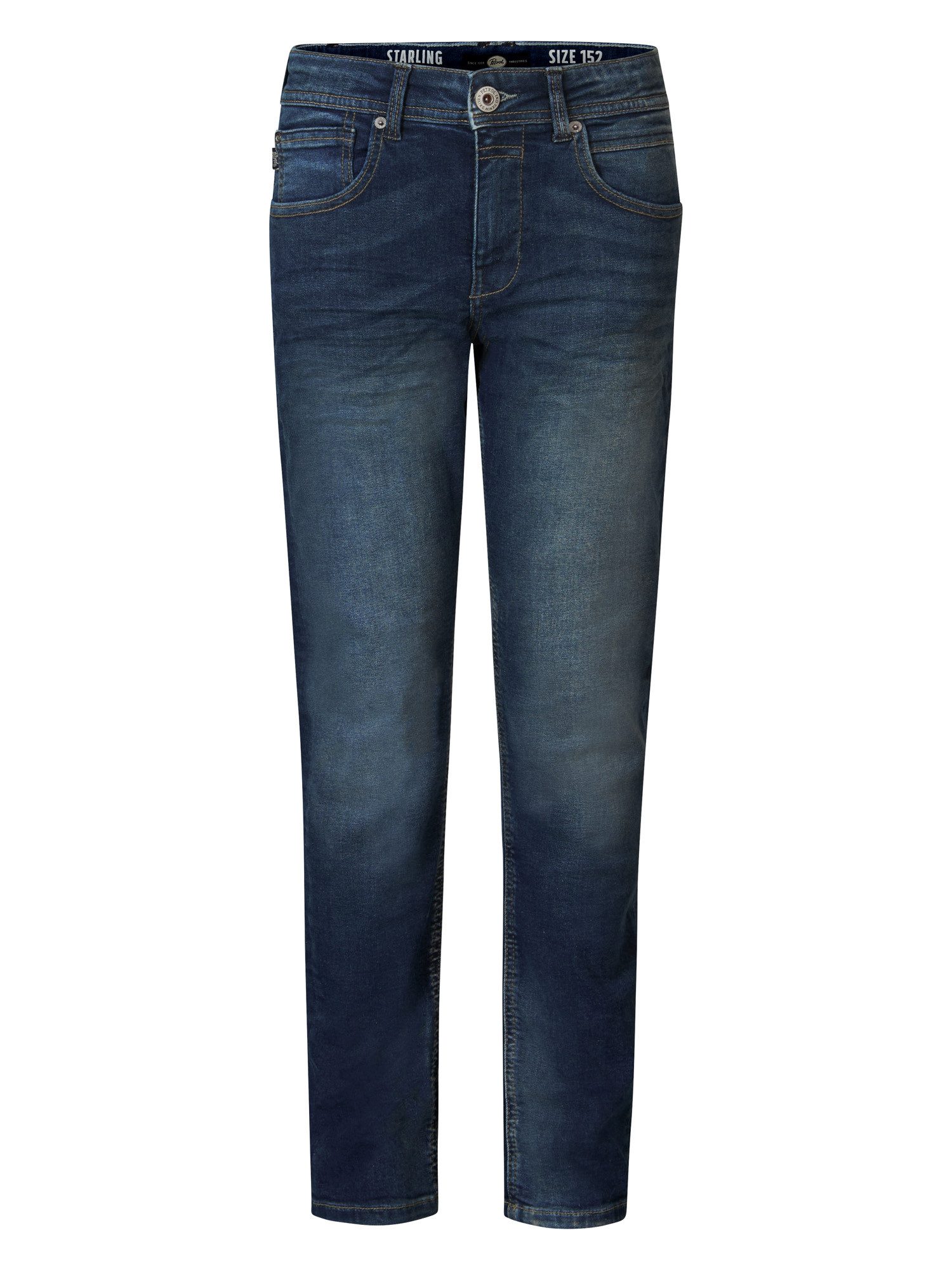 Petrol Industries Straight jeans met stone washed look