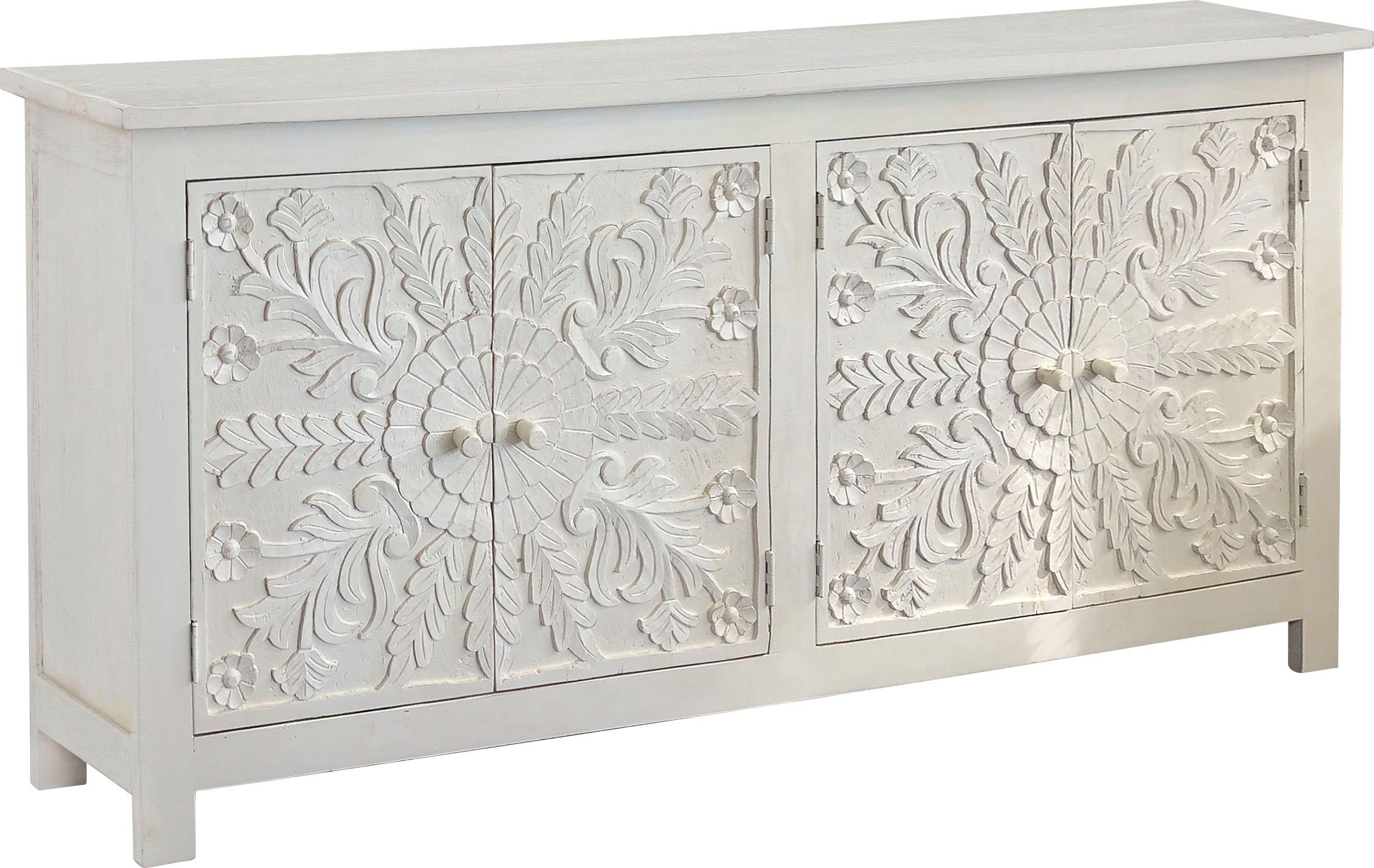 Home affaire Dressoir FENRIS Commode van massief mango hout, breedte 175 cm