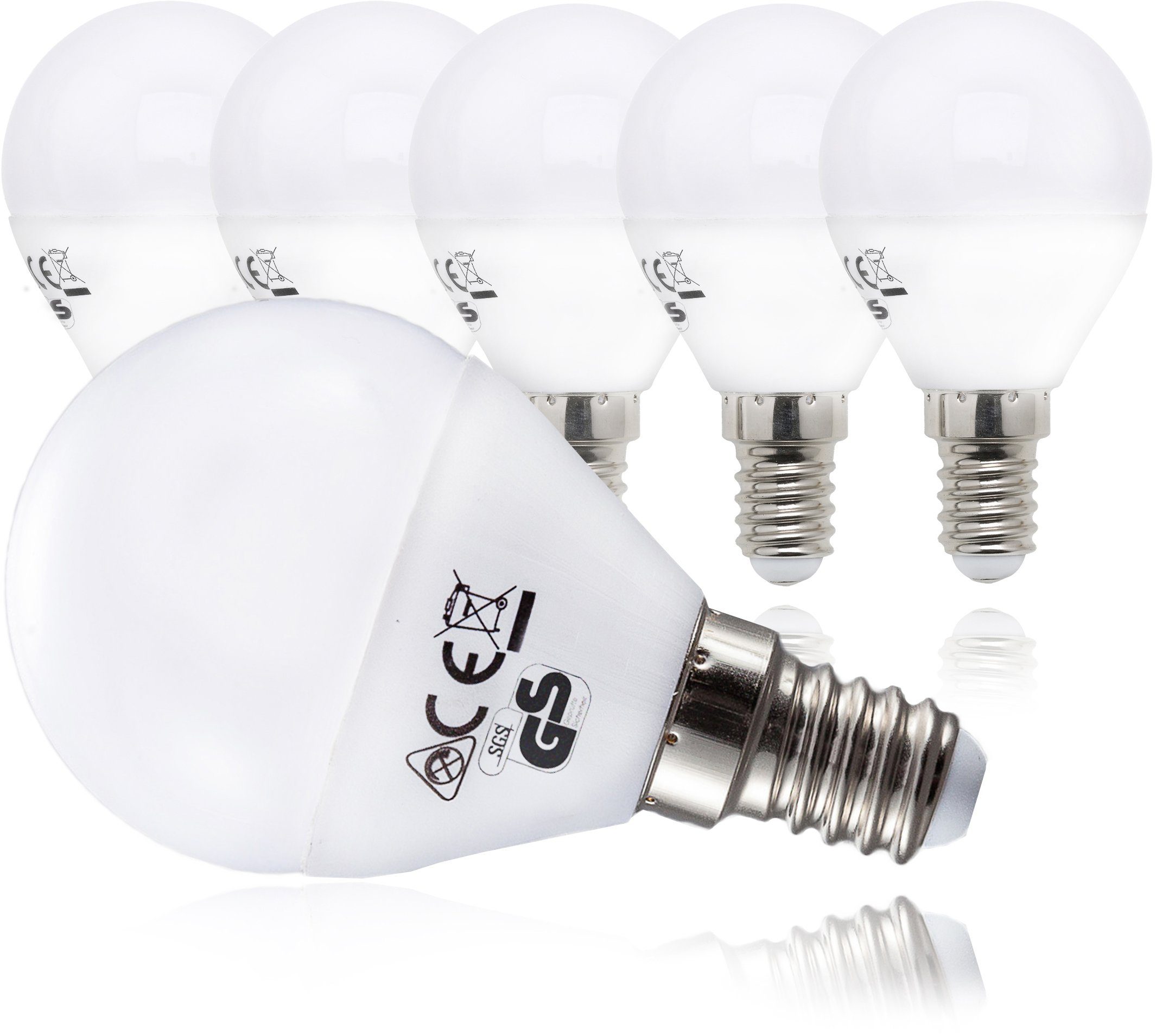 B.K.Licht Led-verlichting LED-lamp gloeilamp 5 watt 470 lumen 3.000 Kelvin spaarlamp