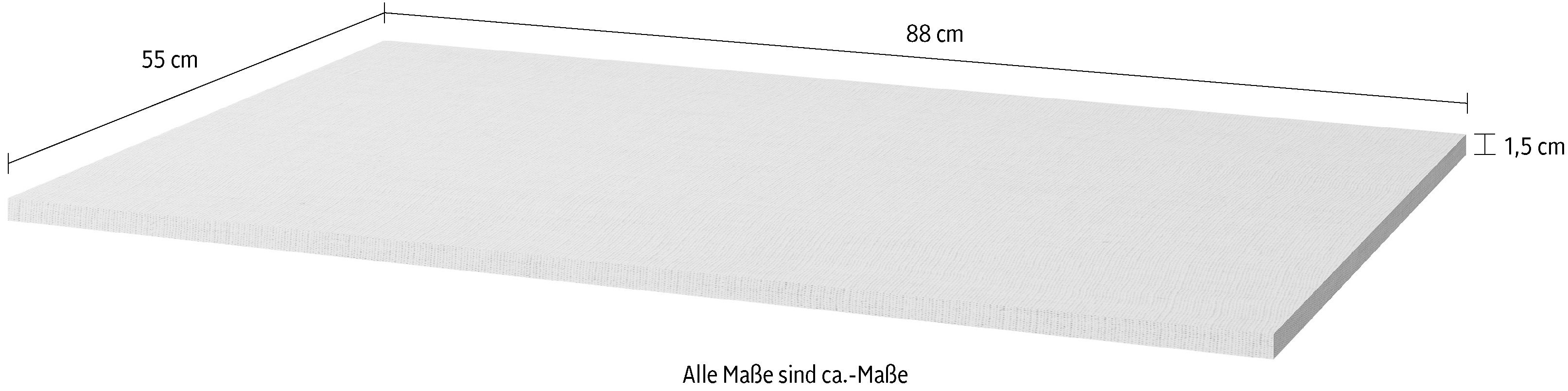 Home affaire Plank India, breedte 43cm in 3-delig set of breedte 88cm in 2-delig set