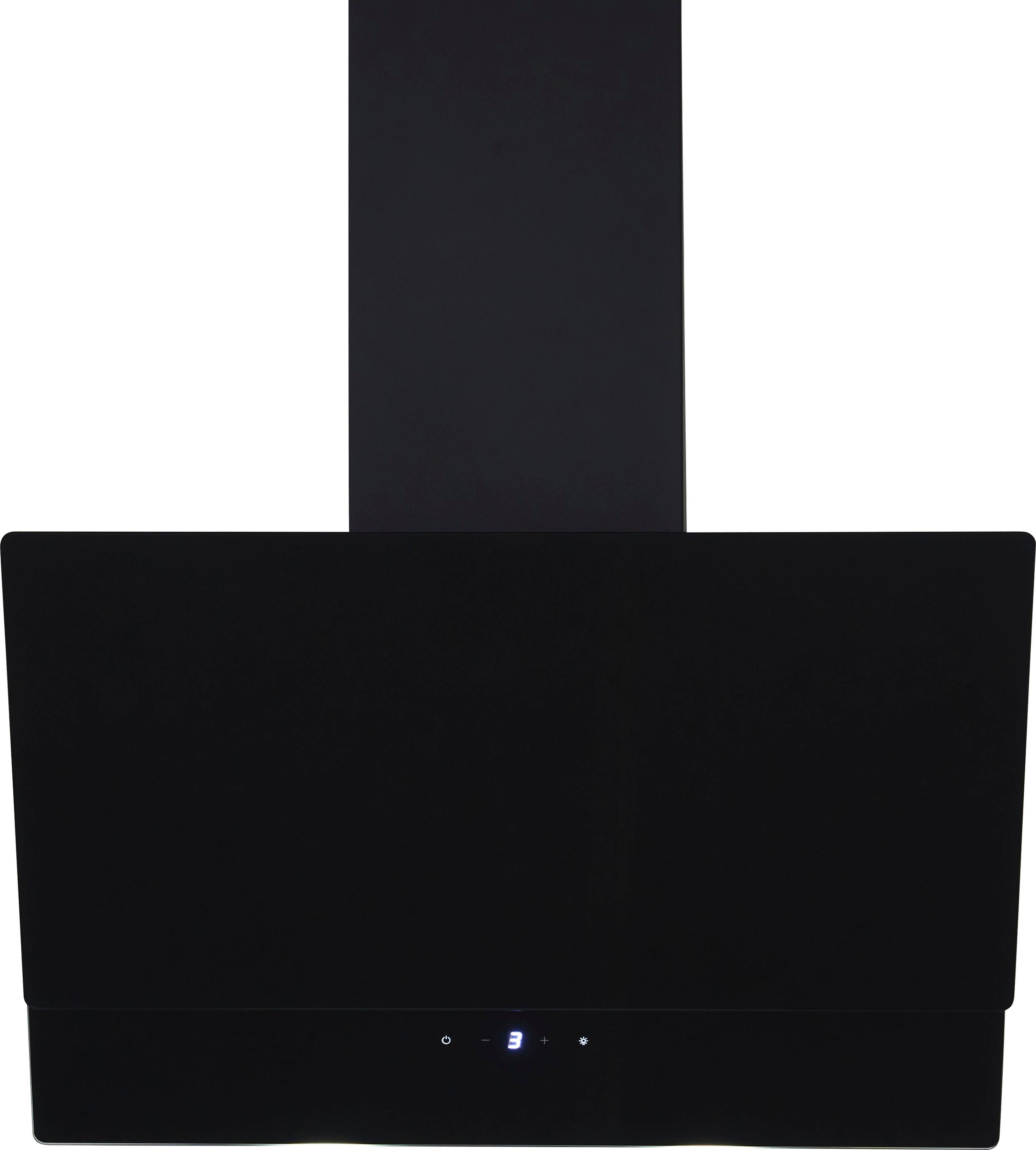 RESPEKTA Schuine wandkap CH 66038-60 WAM 60 cm, 3 vermogensniveaus, led-verlichting, geschikt voor afzuiging en recirculatie