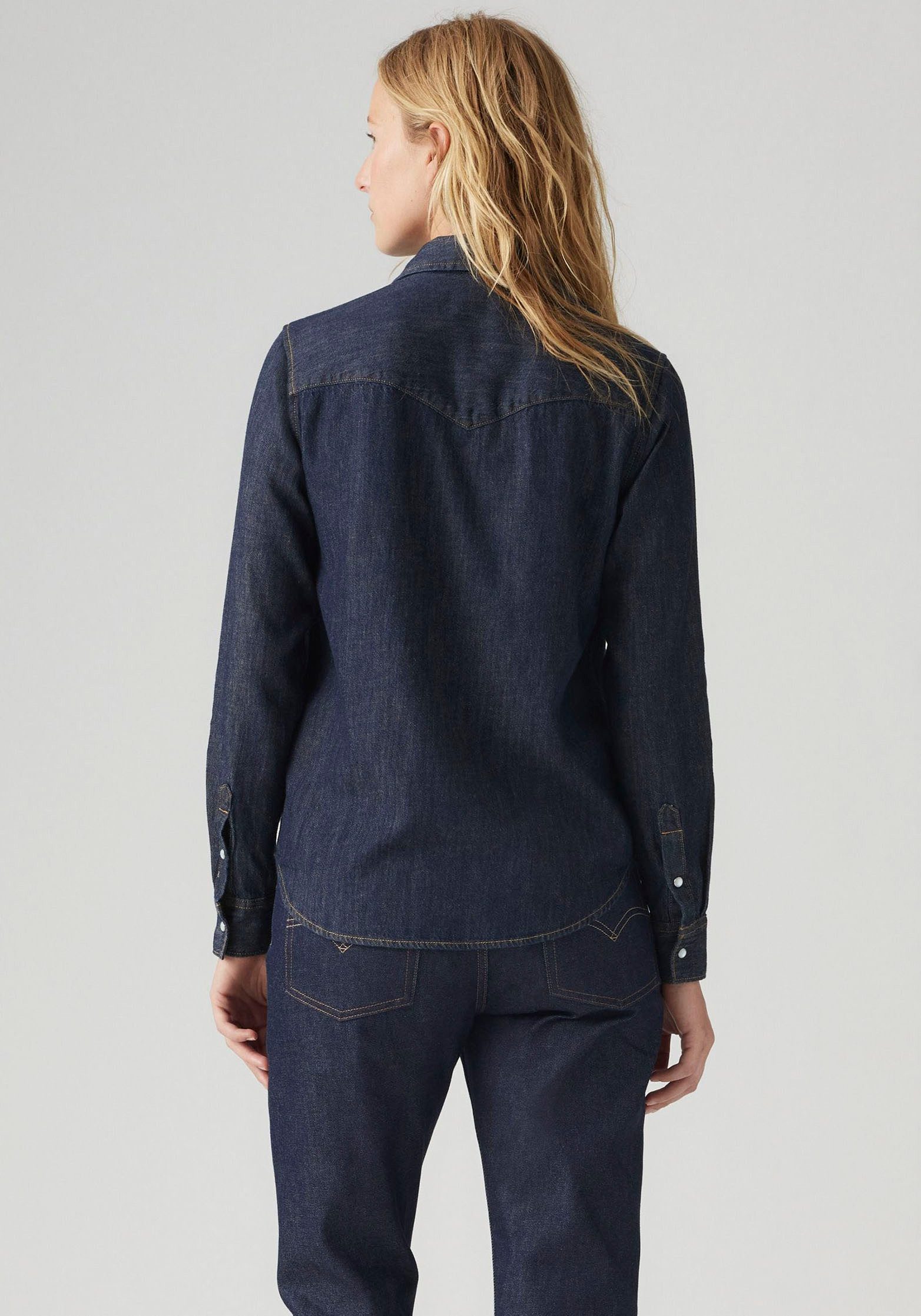 Levi's® Jeans blouse ESSENTIAL WESTERN met borstzakken met drukknopen