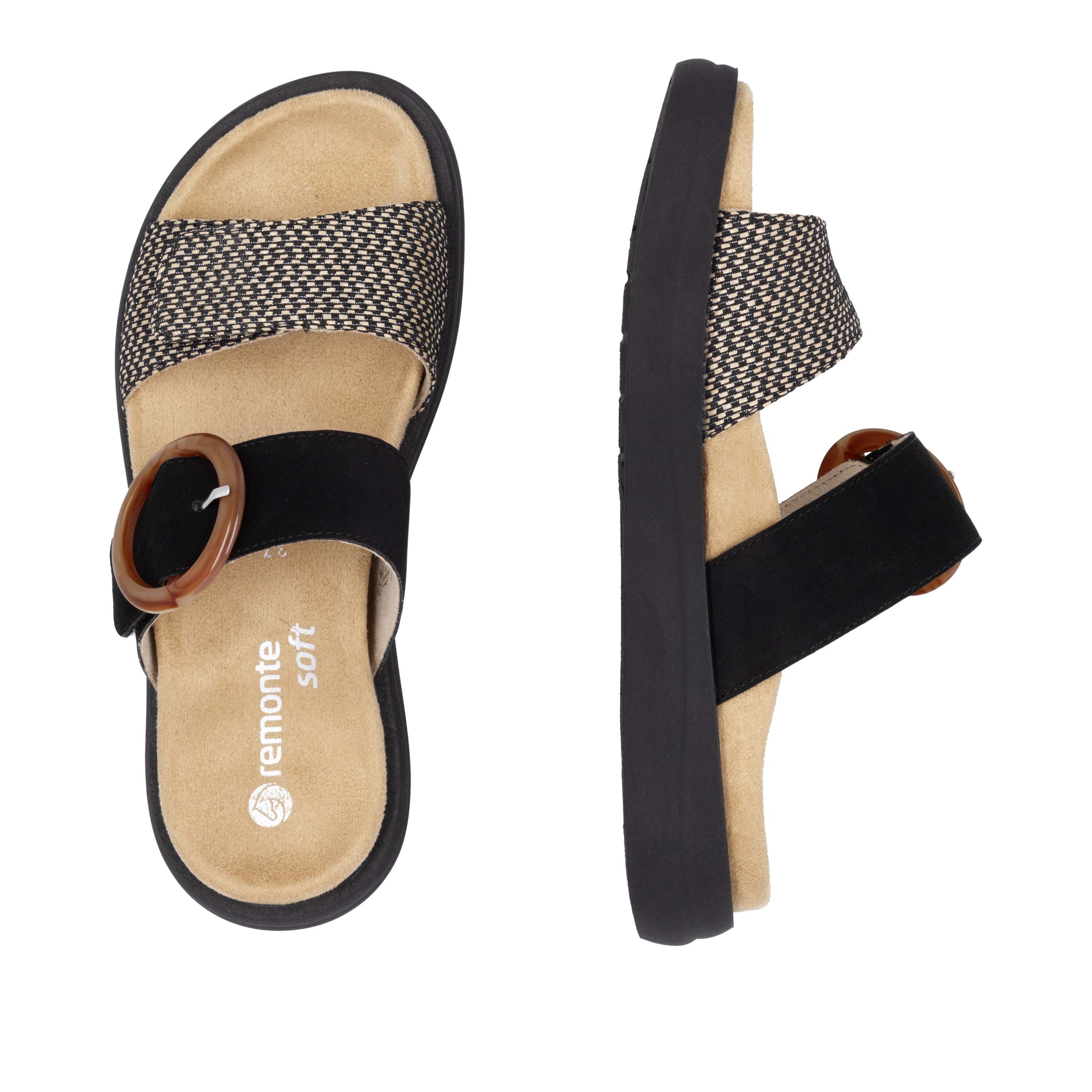 Remonte Slippers , zomerschoen, instapschoen in vegan verwerking