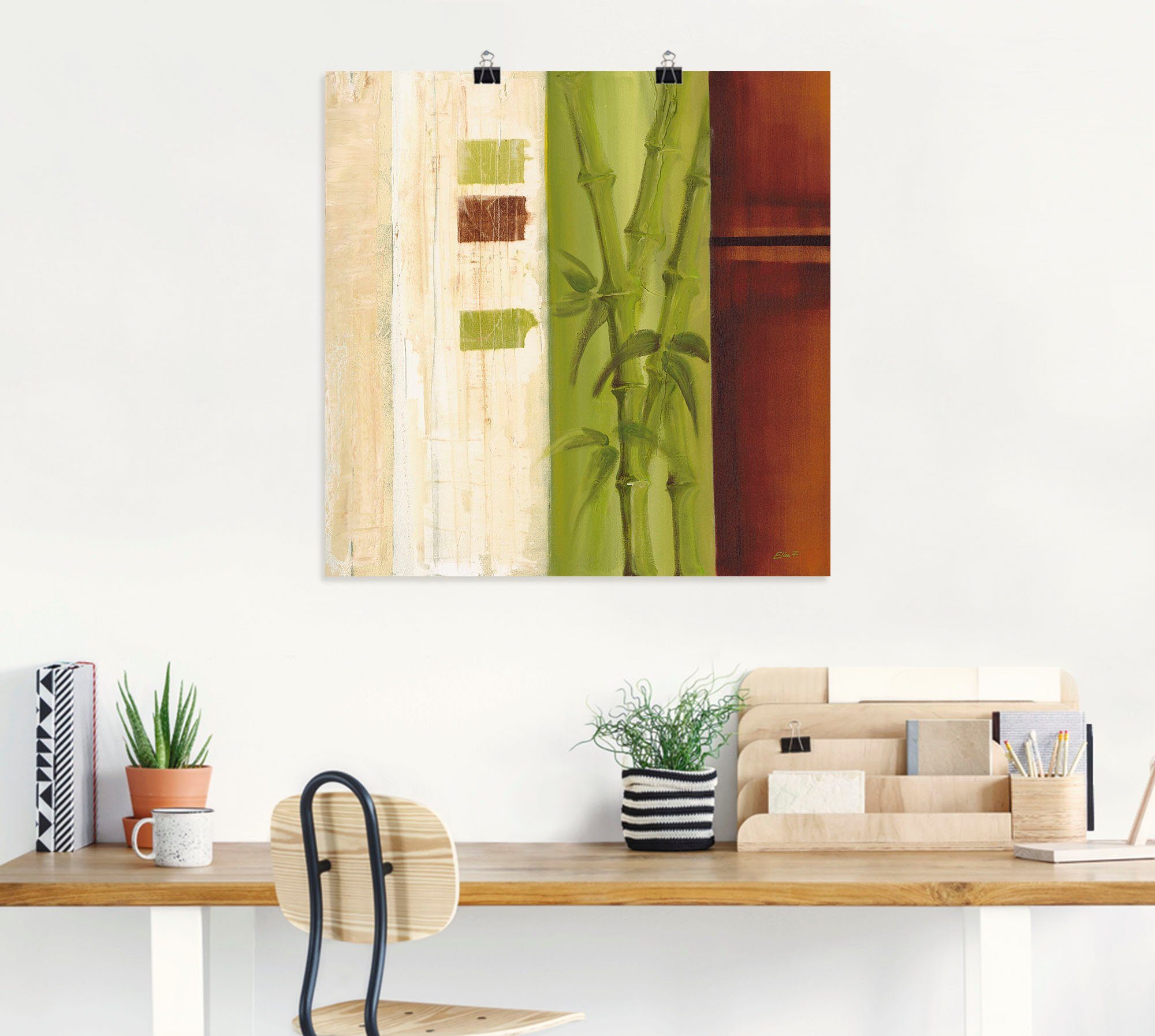Artland Artprint Bamboe I als artprint van aluminium, artprint op linnen, muursticker of poster in verschillende maten