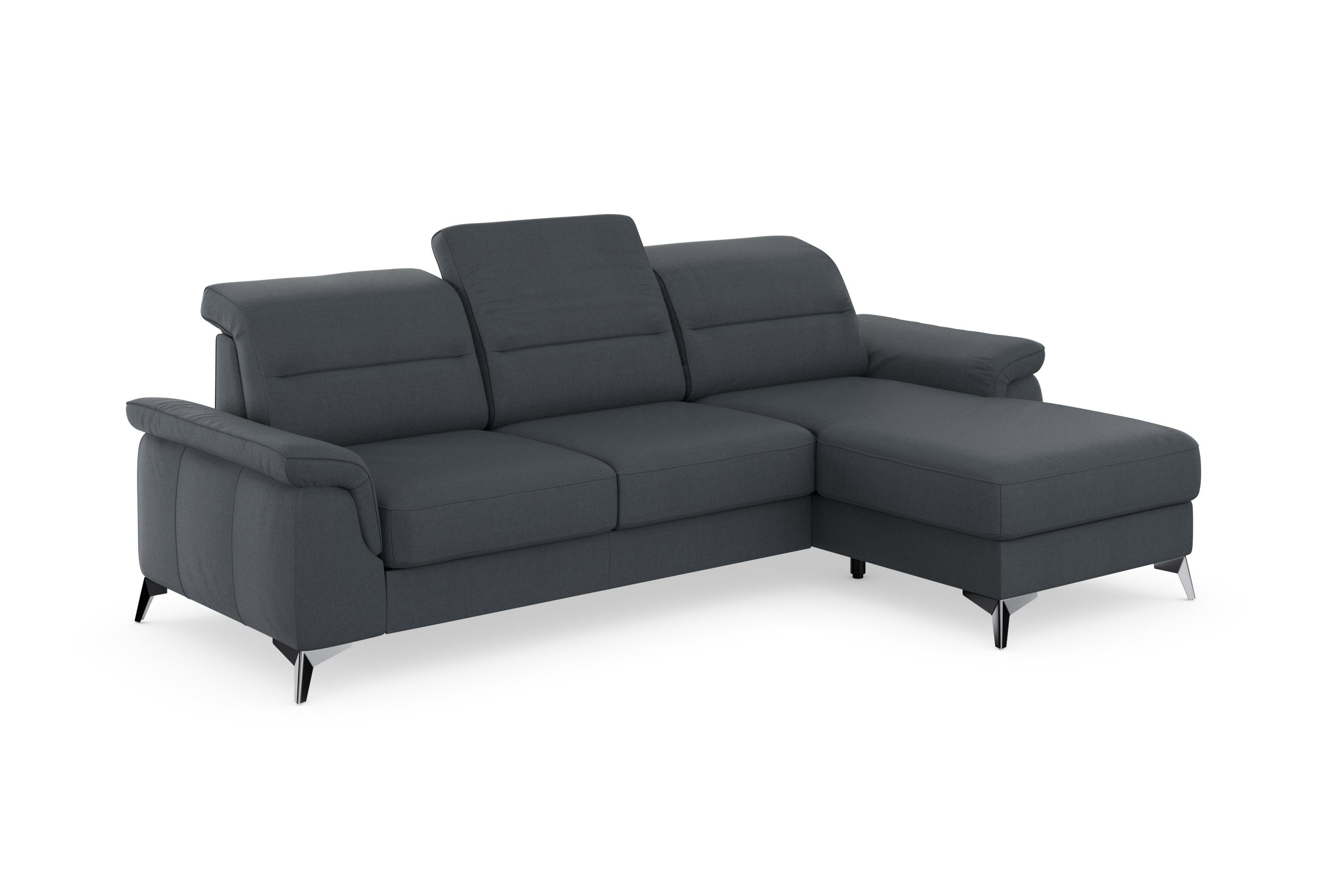 sit&more Hoekbank Sinatra L-vorm met récamier, optioneel met verstelbare hoofdsteun en armleuning