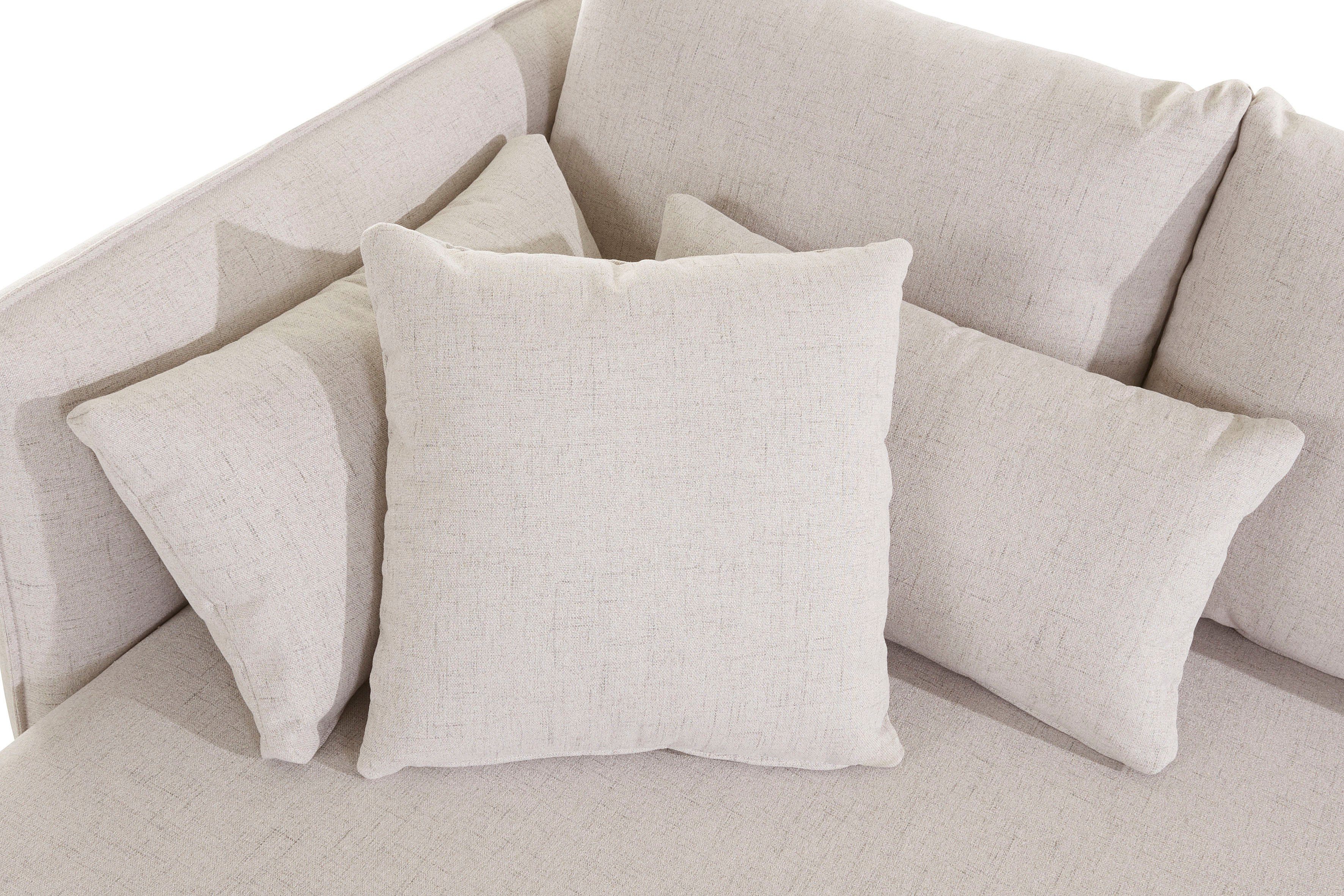 andas Ottomane Nöre korte lounge-module - zelf samenstellen, breedte 138 cm, diepte 128 cm