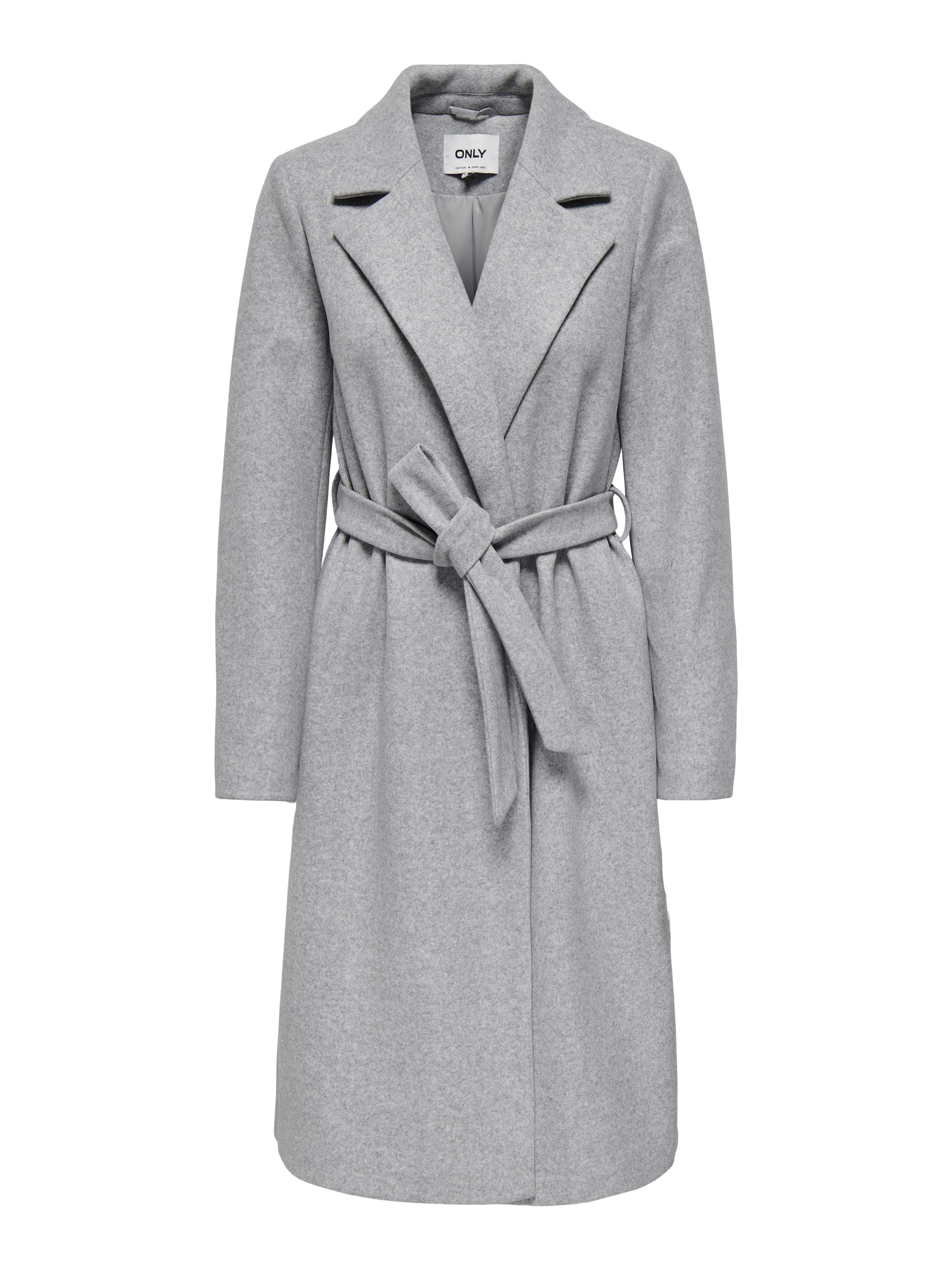 Only Lange jas ONLALVILDA LIFE WRAP COAT OTW