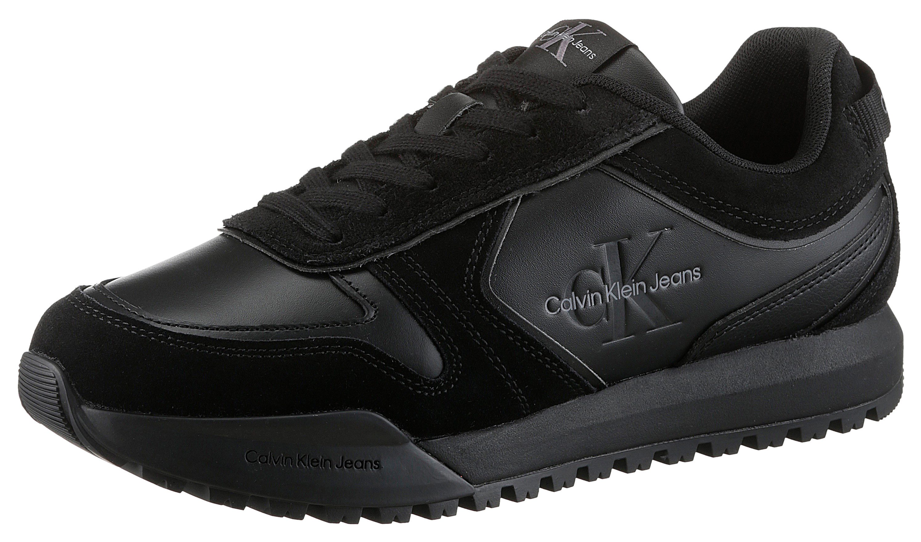 Calvin Klein Sneakers TOOTHY RUNNER IRREGULAR LINES lage schoen, veterschoen, vrijetijdssneaker in...