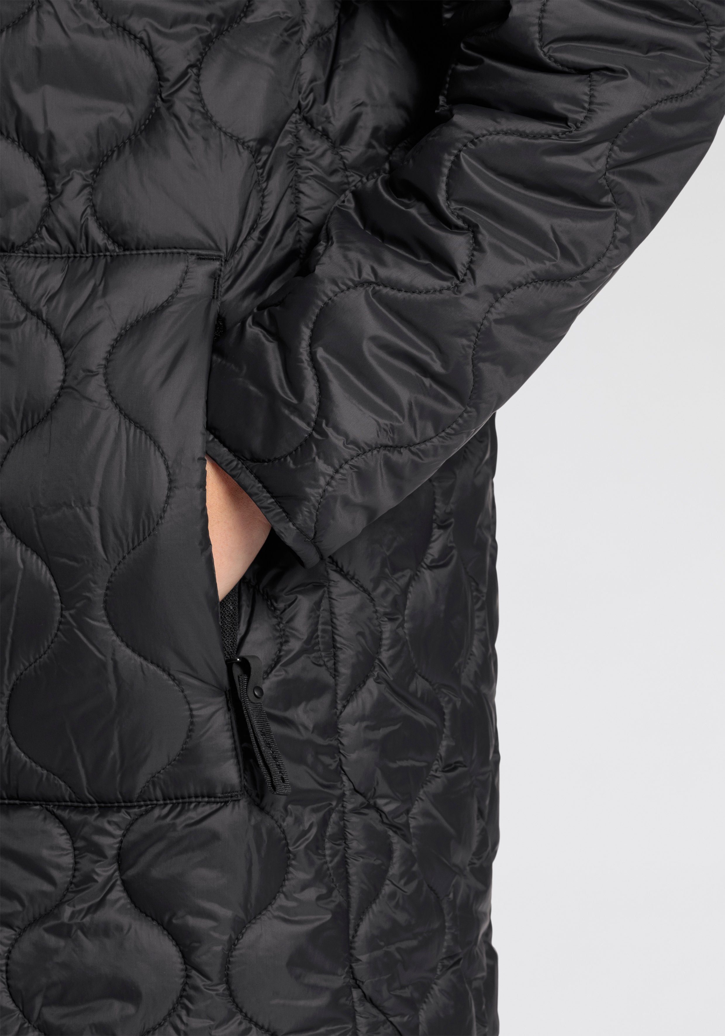 Icepeak Gewatteerde jas AALEA met merkpatch op de bovenarm