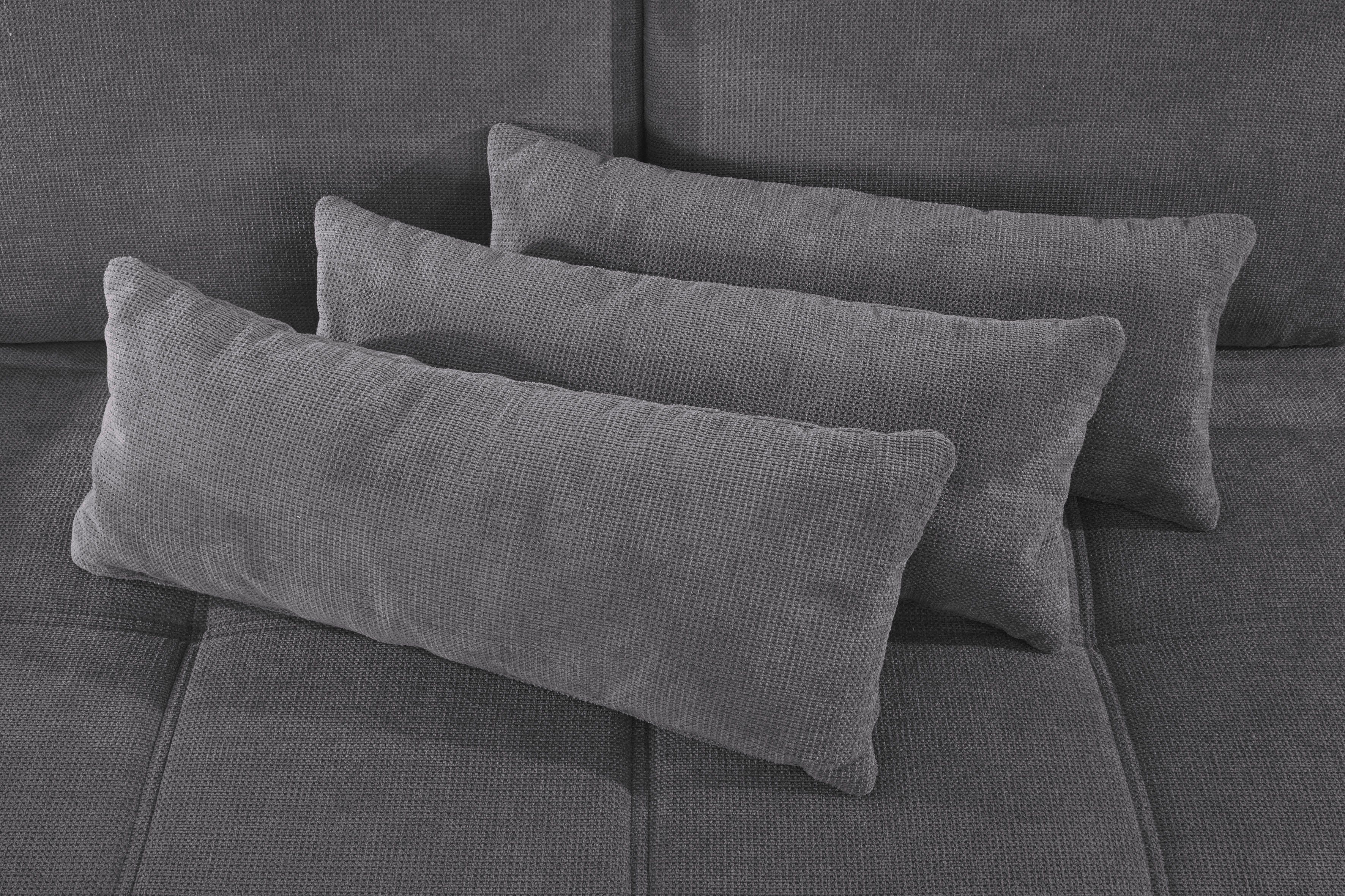Places of Style Hoekbank Costello L-vorm, B: 301 cm met zitdiepte-, armdeelverstelling &