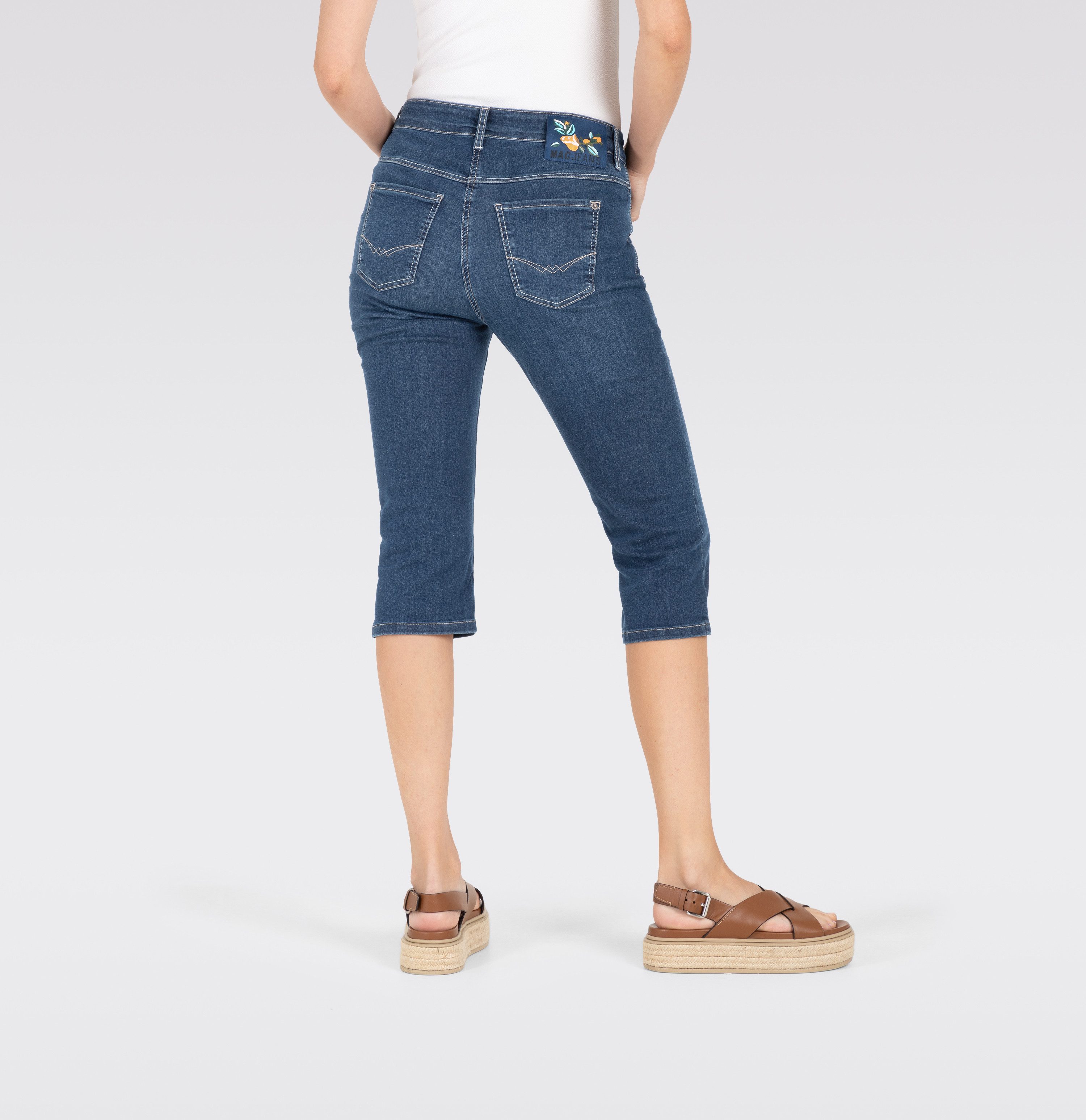 MAC Capri jeans Dream-Sum Comfortabele pasvorm met omrolbare zoom