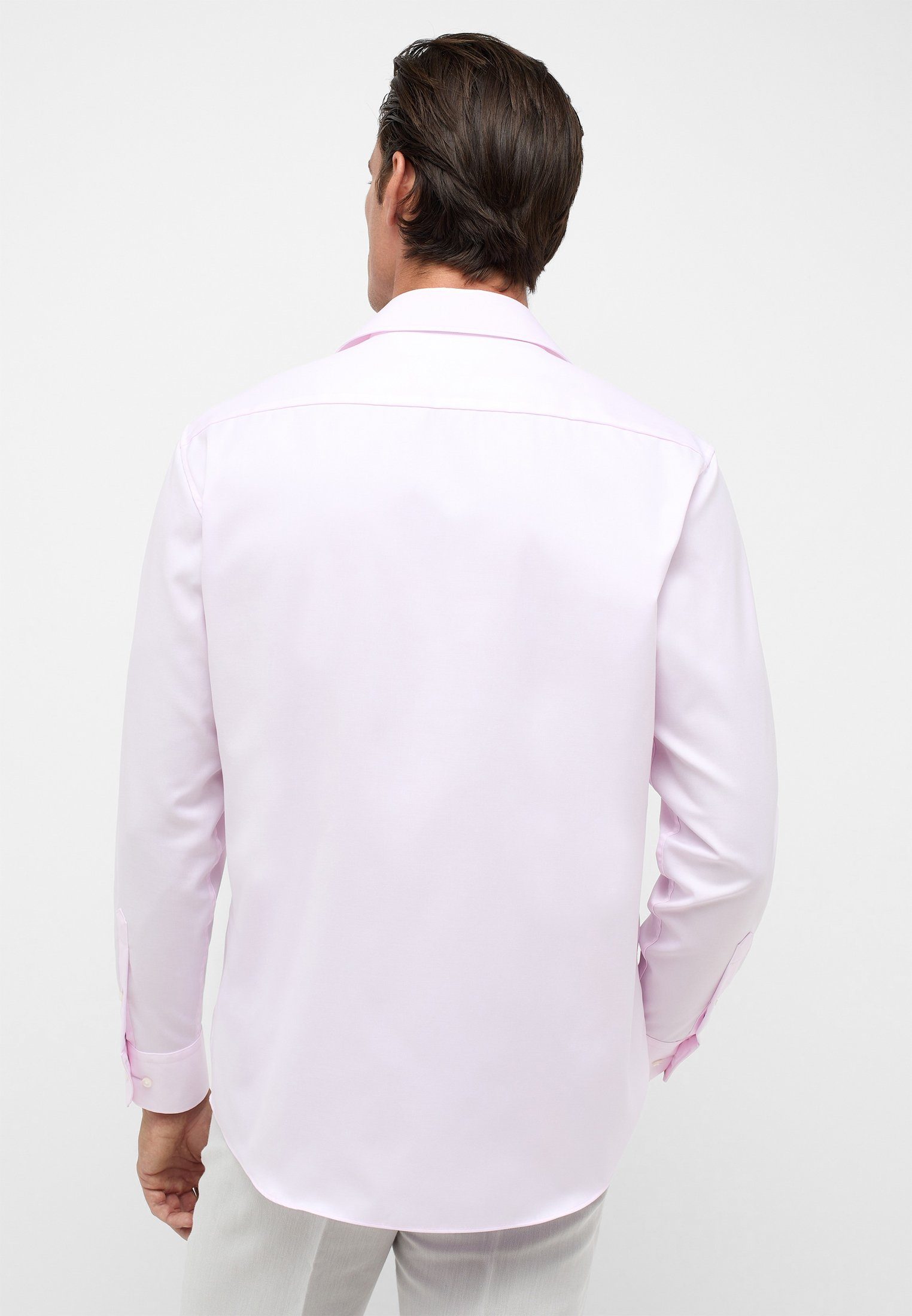 Eterna Overhemd met lange mouwen Comfort fit NON IRON (strijkvrij)